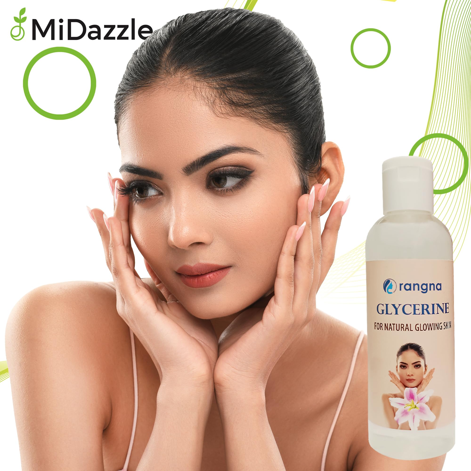 Pure Vegetable Glycerin for Skin Care - 300g (2-Pack: 200g + 100g) | Hydrating Moisturizer for Face, Body & Hair | Natural Vegan Beauty Product for Dry Skin Relief & DIY Cosmetics
