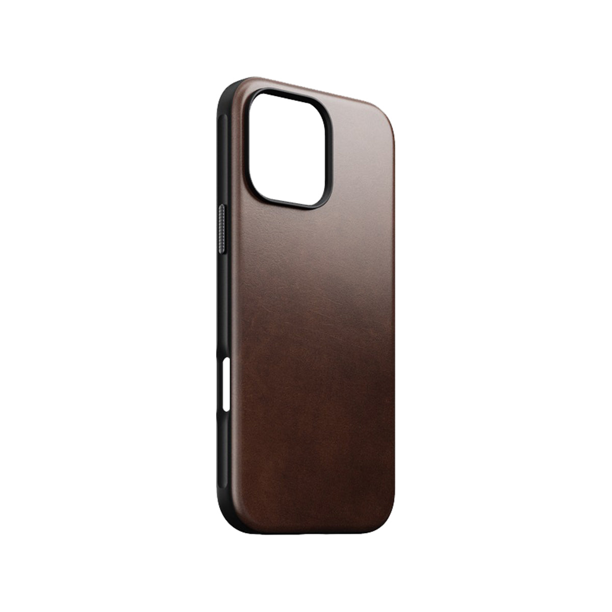 Premium NOMAD Genuine Horween Leather Phone Case for iPhone 16 Pro Max - Rustic Barn Brown - Durable & Stylish Protection for Everyday Use, Business Travel, and Outdoor Adventures