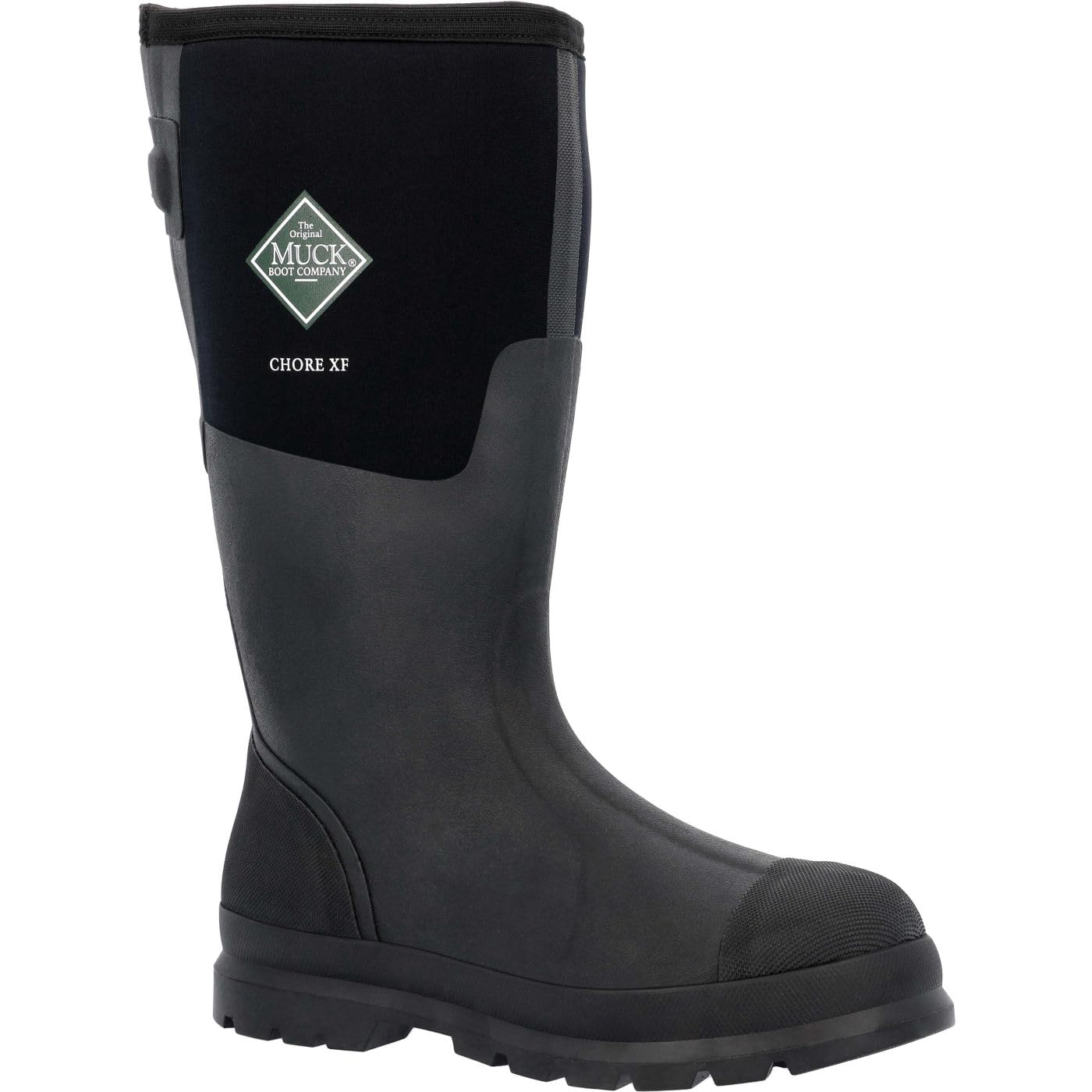 MUCK Men's Chore Wide Calf Rain Boots - Waterproof Rubber Work Boots for Outdoor, Farming, Gardening & Heavy Duty Use