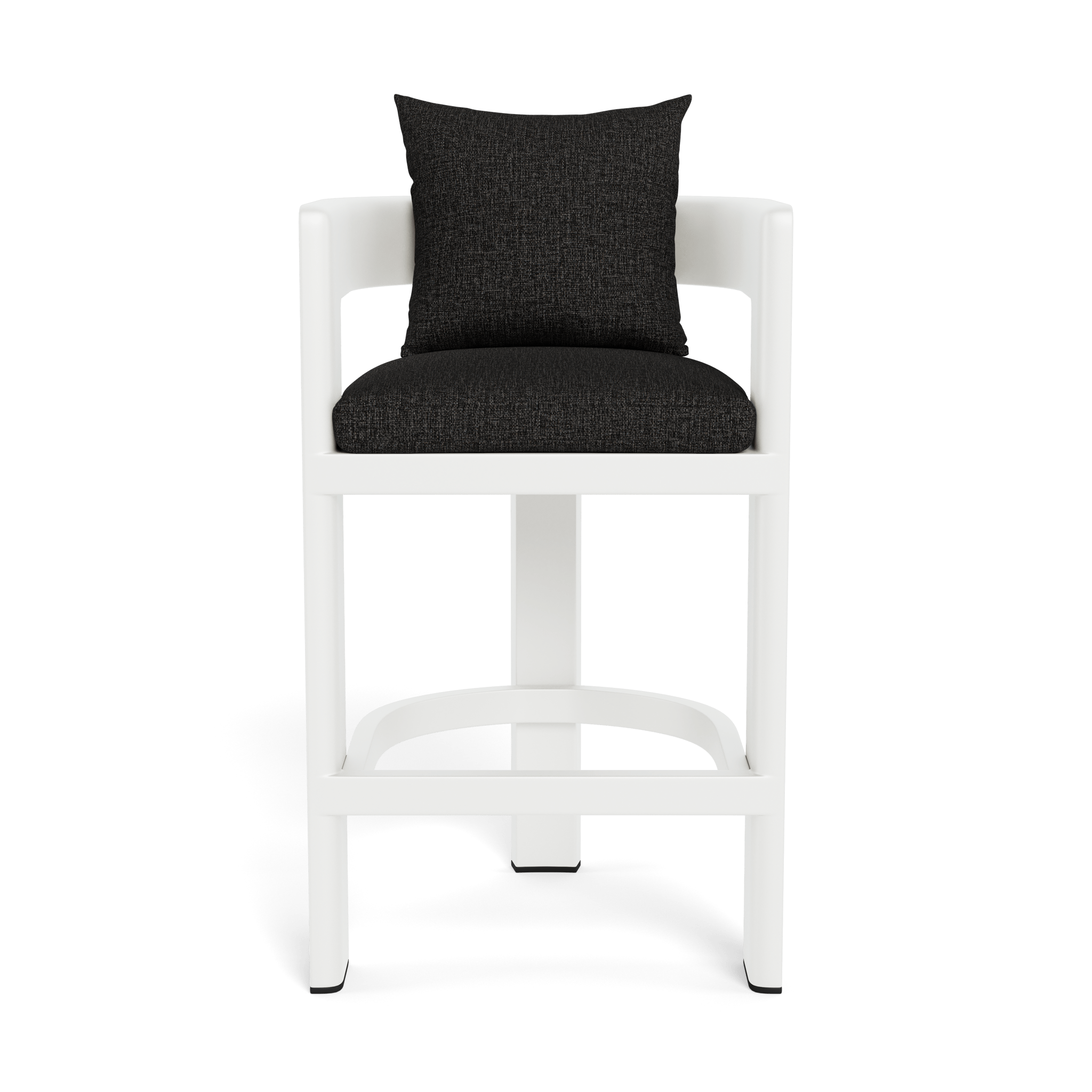 Victoria Aluminum Bar Stool - Adjustable Height Modern Kitchen Counter Stool with Padded Seat - Perfect for Home Bar, Kitchen Island & Dining Room Decor