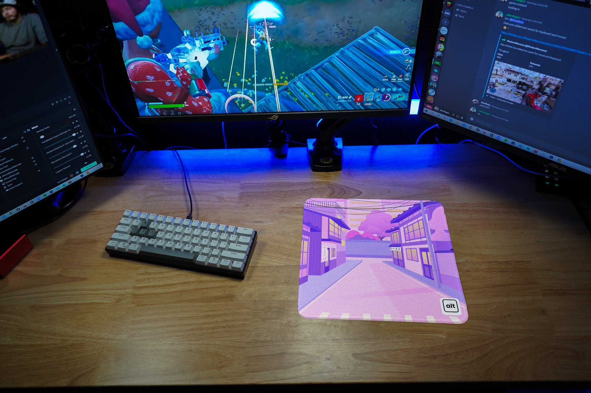 City Lines Mouse Pad - Large Gaming Mousepad with Non-Slip Rubber Base, Perfect for Office, Gaming & Computer Workstations - 12x10 Inches
