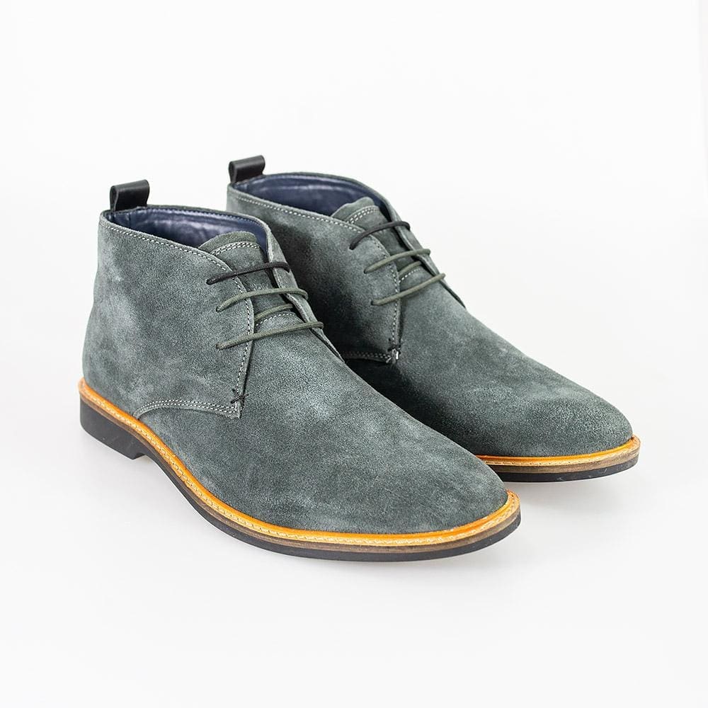 Cavani Sahara Men's Leather Boots - Premium Genuine Leather Ankle Boots for Men | Durable & Comfortable | Perfect for Outdoor, Work & Casual Wear