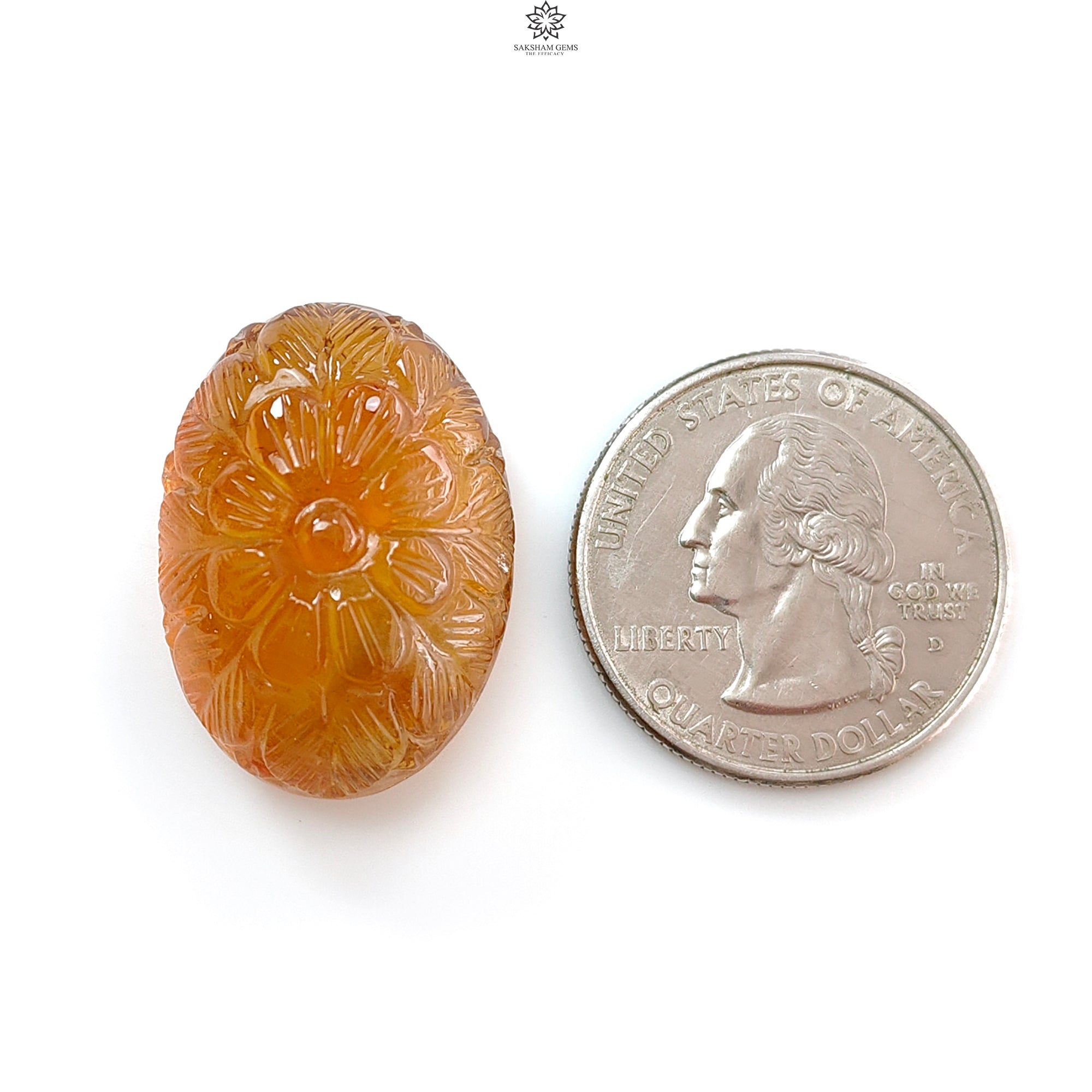 Natural Citrine & Amethyst Quartz Gemstone Carving - Untreated Handcrafted Oval Shape for Jewelry Making, Healing Crystals & Spiritual Decor | Perfect for Necklaces, Rings & Home Altars