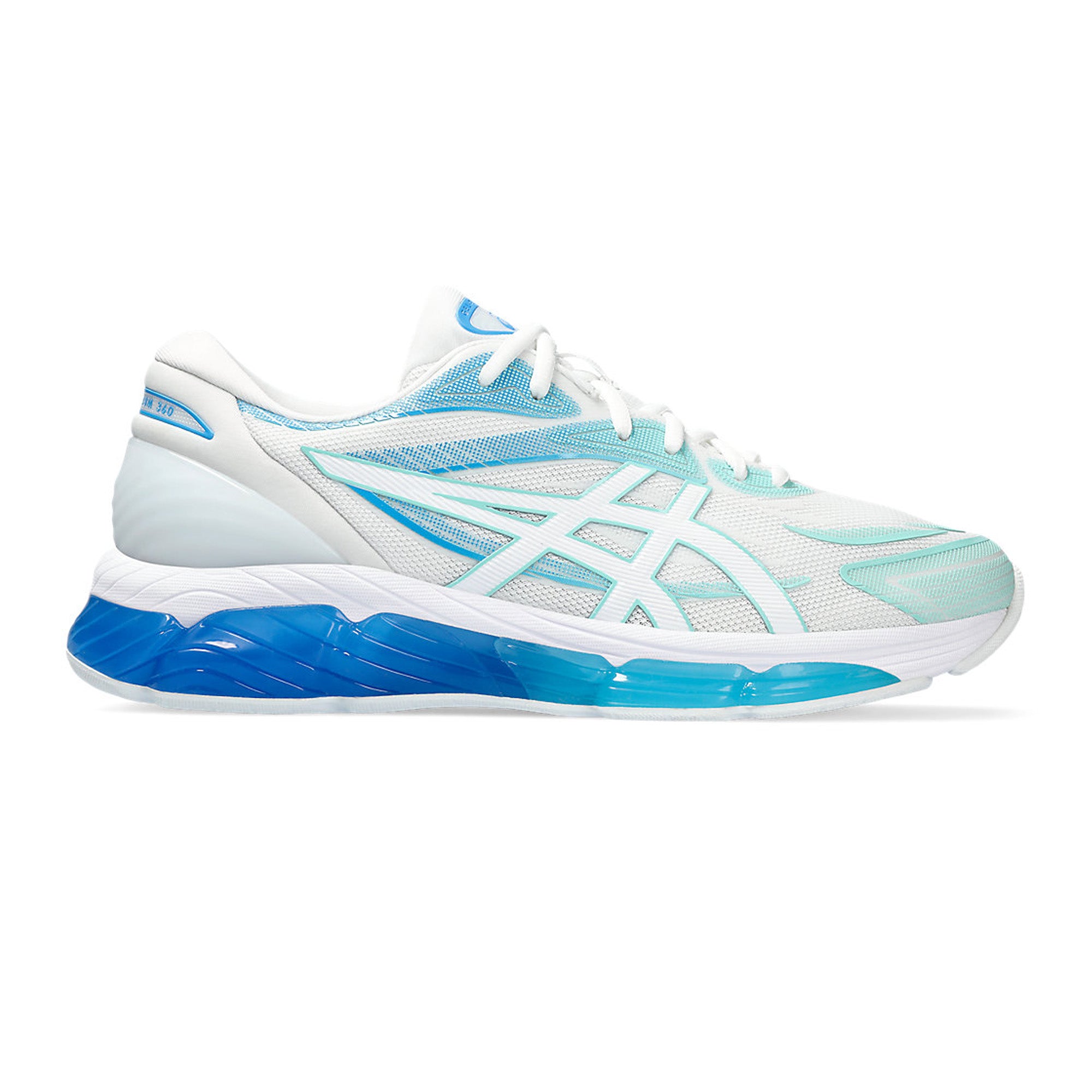 ASICS Gel Quantum 360 VIII Running Shoes for Men & Women - White Azul Blue (2024) | Lightweight Cushioned Sneakers for Jogging, Gym Workouts & Daily Wear