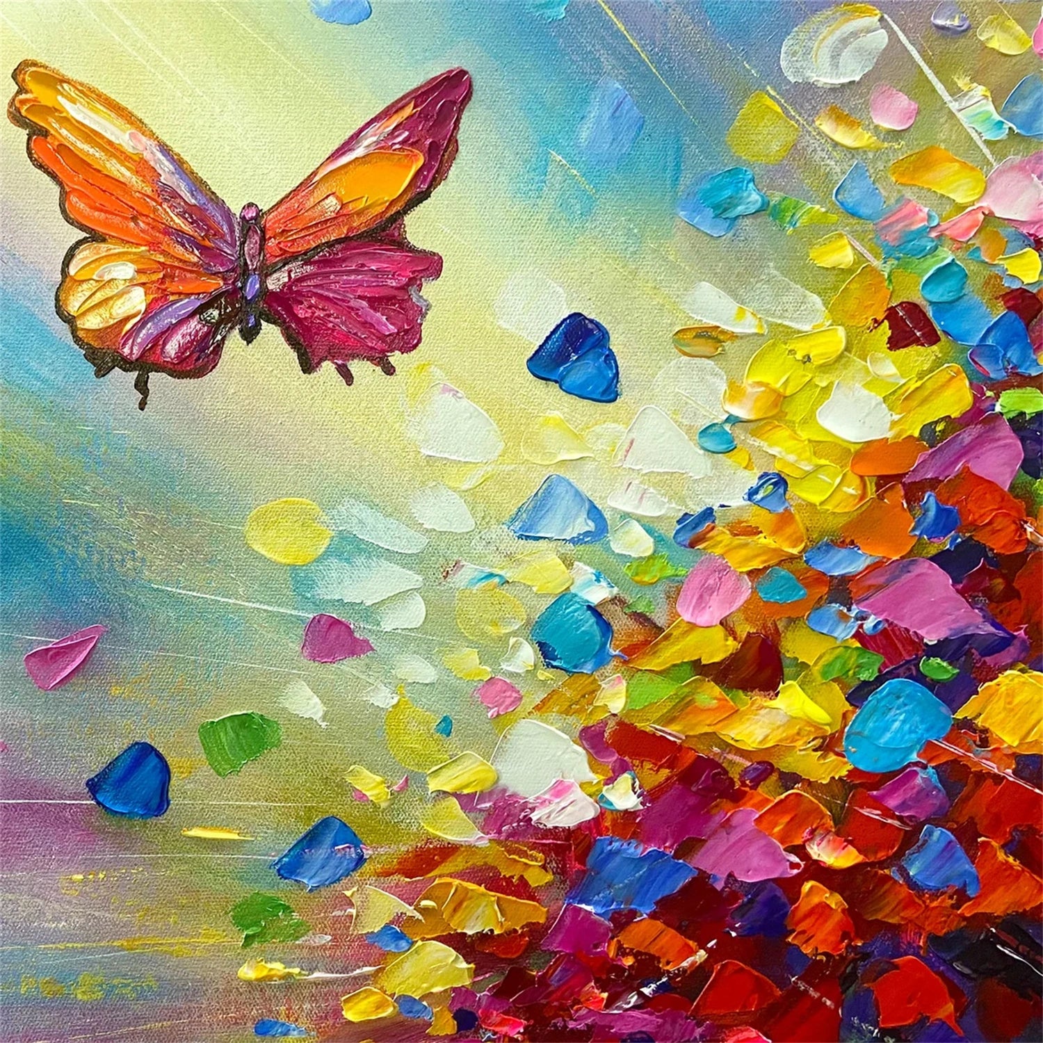 Animal Art Painting #AP098 - Handmade Canvas Wall Decor for Living Room, Bedroom & Office | Wildlife & Nature Inspired Artwork
