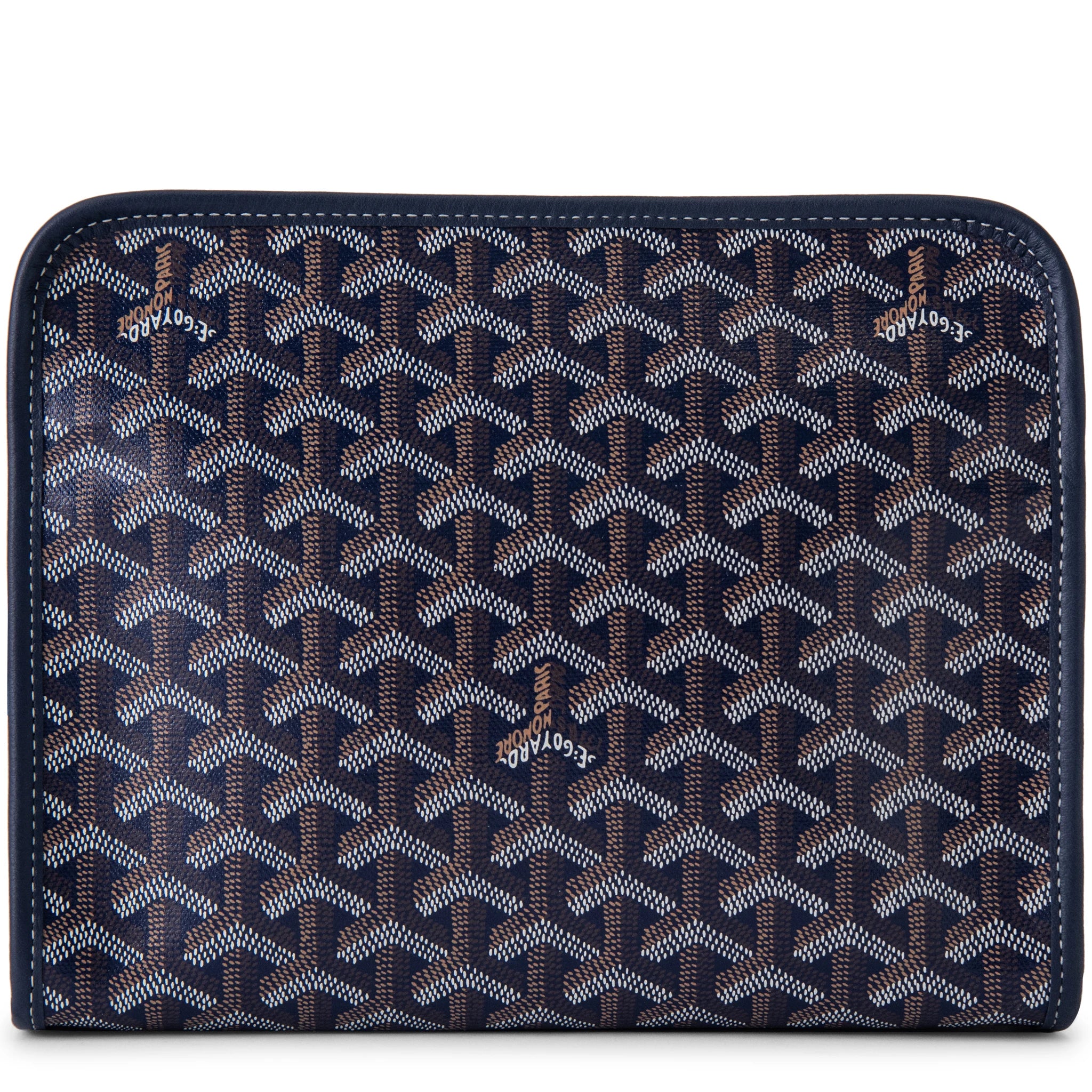 Goyard Jouvence MM Washbag - Premium Navy Blue Travel Cosmetic Bag for Women & Men | Perfect for Toiletries, Makeup, and Travel Essentials