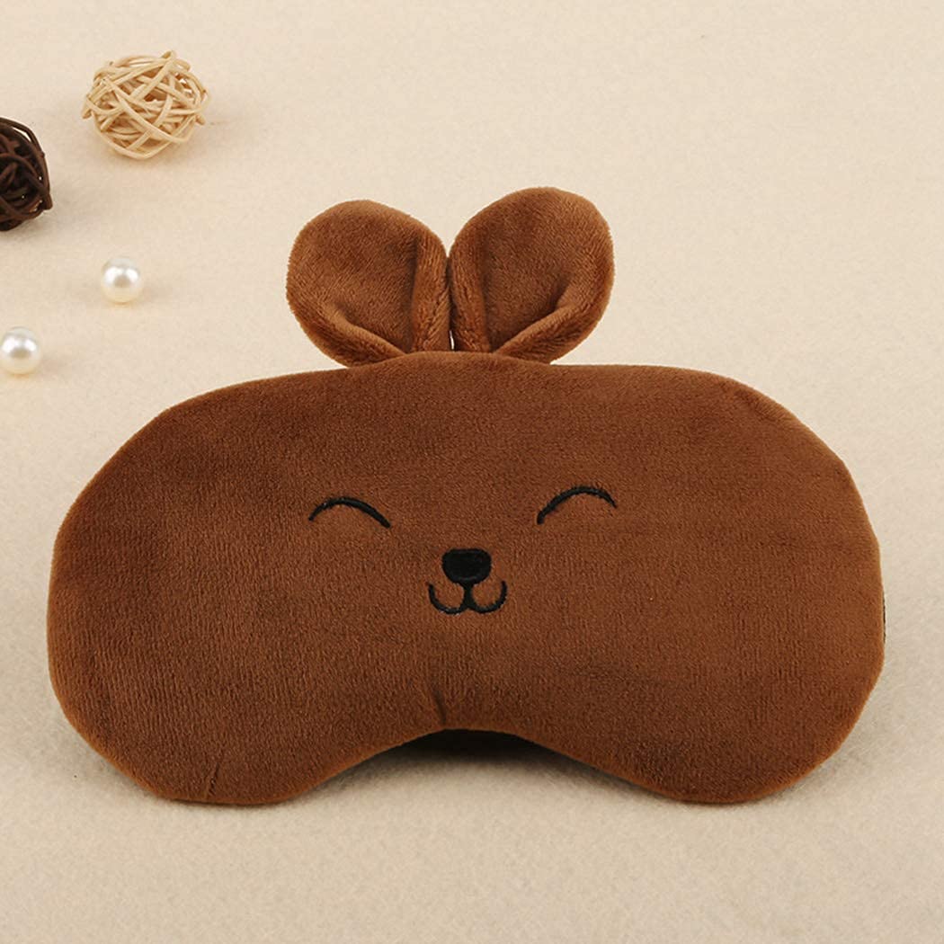 Ubersweet® Rabbit Eye Mask with Ice Pack - Soft Sleep Mask for Travel, Relaxation & Stress Relief - Adjustable Comfortable Eye Shade for Women & Men - Perfect for Flights, Naps & Meditation