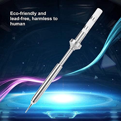 Walfront Pinecil TS100 Soldering Iron Tips - Compatible with Mini Portable Soldering Stations, Easy Installation (TS100-C1) - Perfect for Electronics Repair, DIY Projects & PCB Work