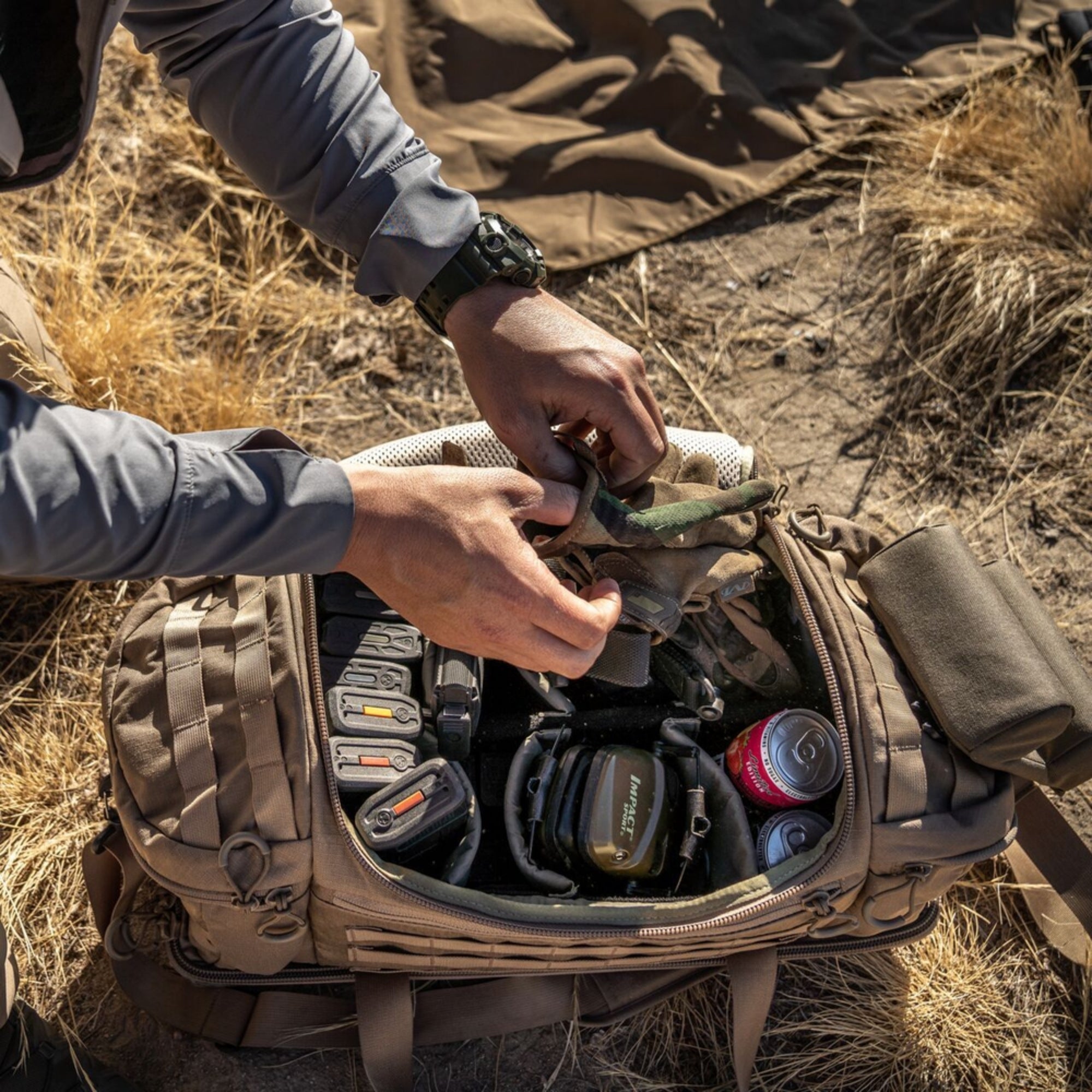Eberlestock Bang Bang 33L Range Bag - Customizable Compartments for Hunting & Shooting Range | Tactical Gear for Outdoor Sports & Range Practice