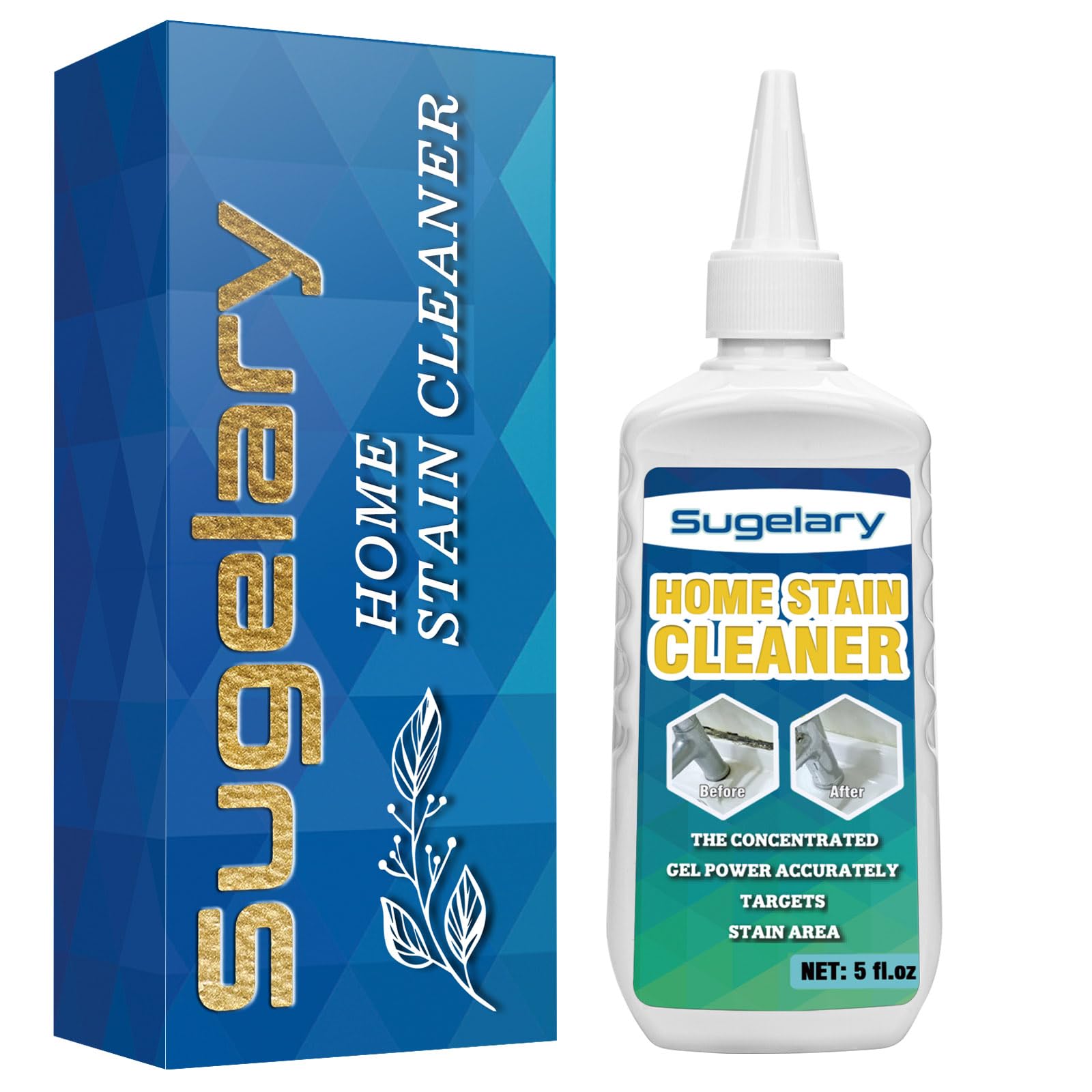 Sugelary Home Remover Gel - Powerful Household Cleaning Solution for Washing Machines, Refrigerators, Sinks & Showers | Removes Stains from Grout, Seals & Surfaces | Ideal for Kitchen, Bathroom & Home Maintenance (1 Pack)