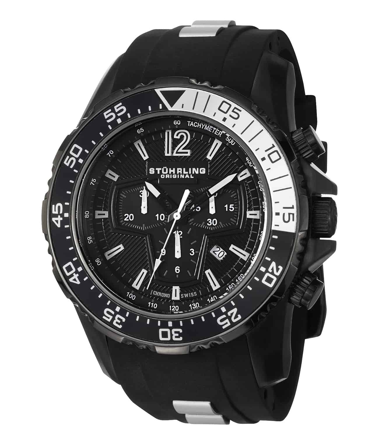 Enterprise II 529 Quartz 53mm Professional Diving Watch - Waterproof Men's Sports Watch for Scuba Diving, Swimming & Outdoor Adventures