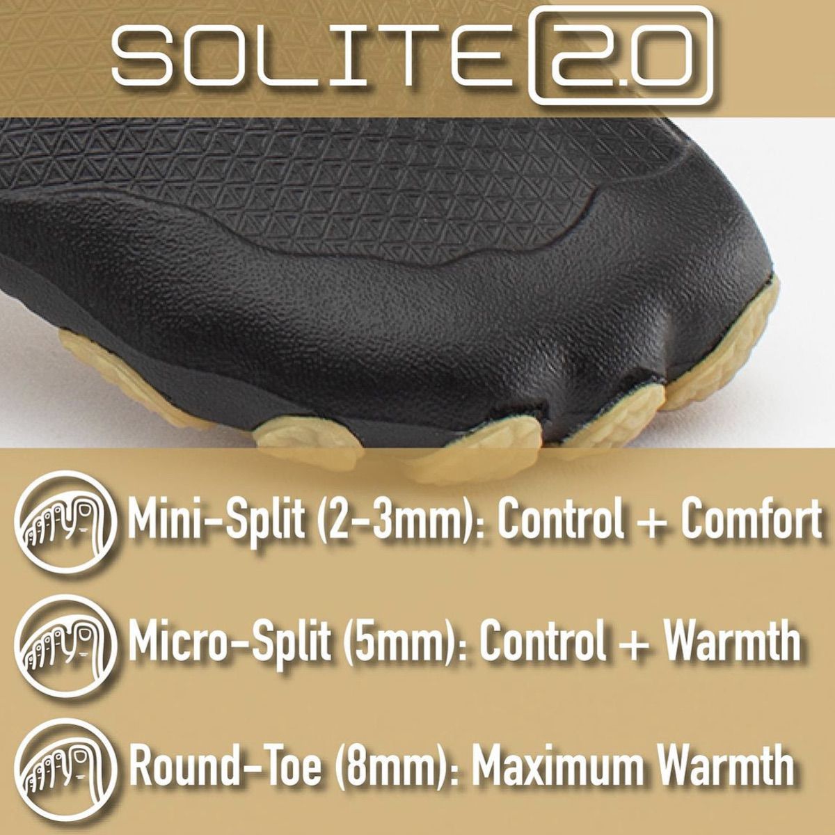 SOLITE Custom 2.0 8mm Neoprene Booties - Black/Red Scuba Diving Boots with 1mm Heat Booster Socks for Cold Water Diving & Water Sports