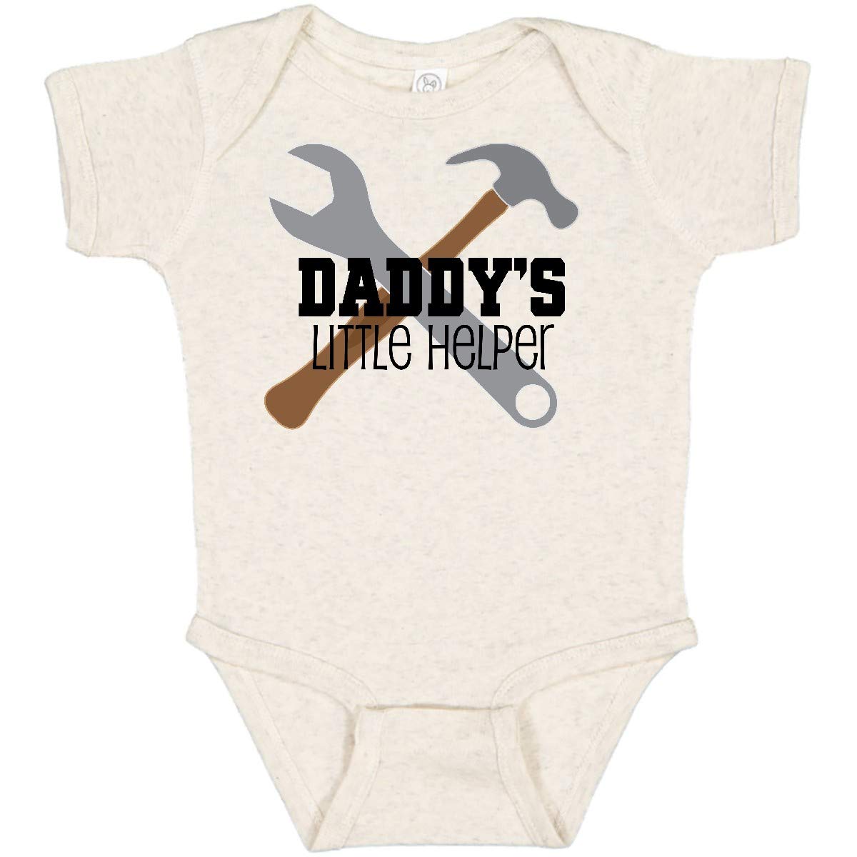 Inktastic Daddy's Little Helper Tool Set Baby Bodysuit - Cute Construction Theme Onesie for Newborns & Infants - Perfect Gift for Father's Day, Baby Showers & DIY Dads