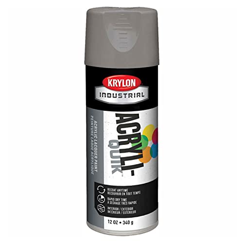 Krylon Stone Gray Interior-Exterior Spray Paint (6-Pack) - Matte Finish for Furniture, Metal, Wood & DIY Projects - Indoor & Outdoor Use