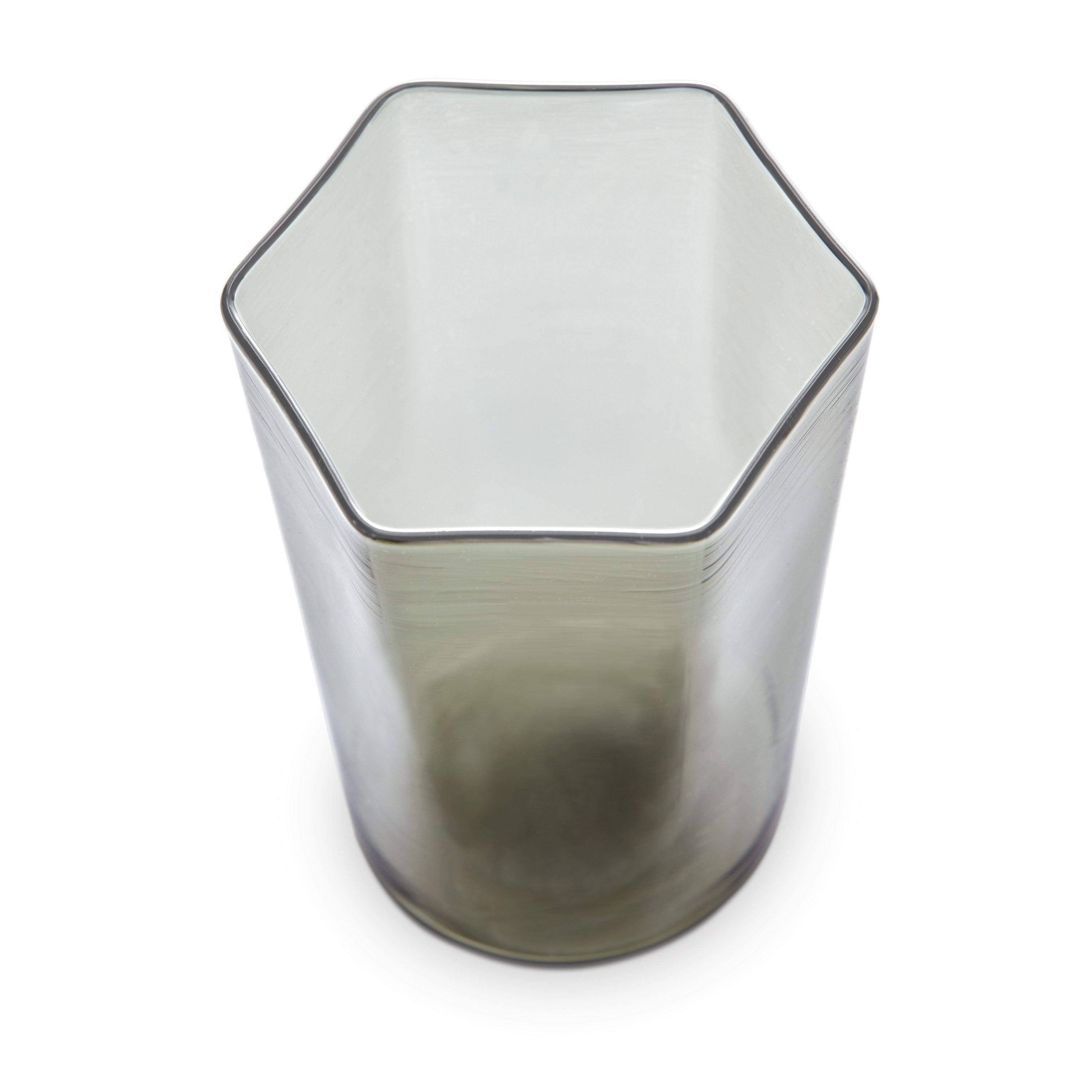Premium Hexagonal Wine Glass Set - Unique Smoke Design for Red & White Wine - Perfect for Dinner Parties, Gifts & Home Bar Decor