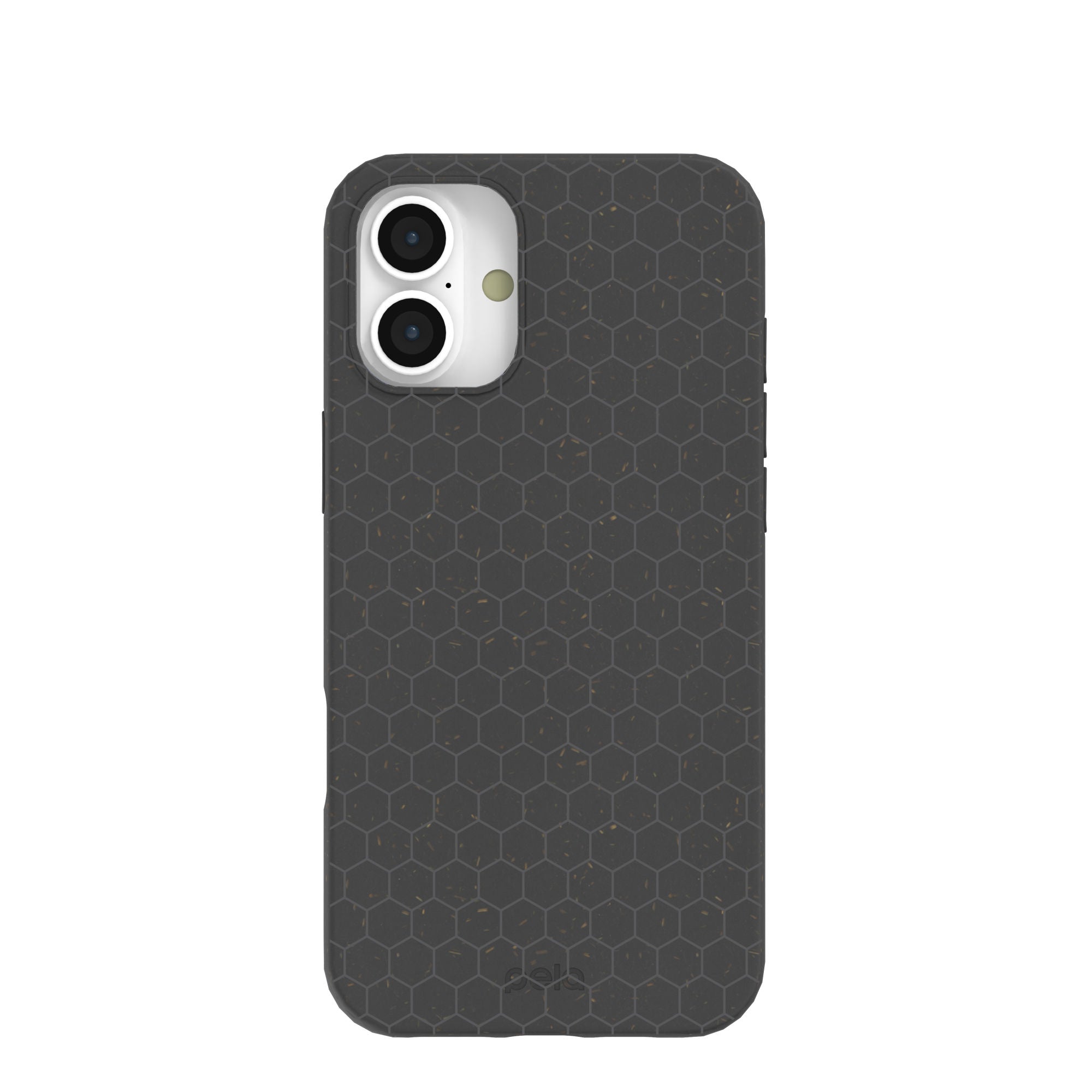 Hexclad Black iPhone 16 Plus Protective Case - Shockproof & Scratch-Resistant Cover for Everyday Use, Travel, and Outdoor Activities