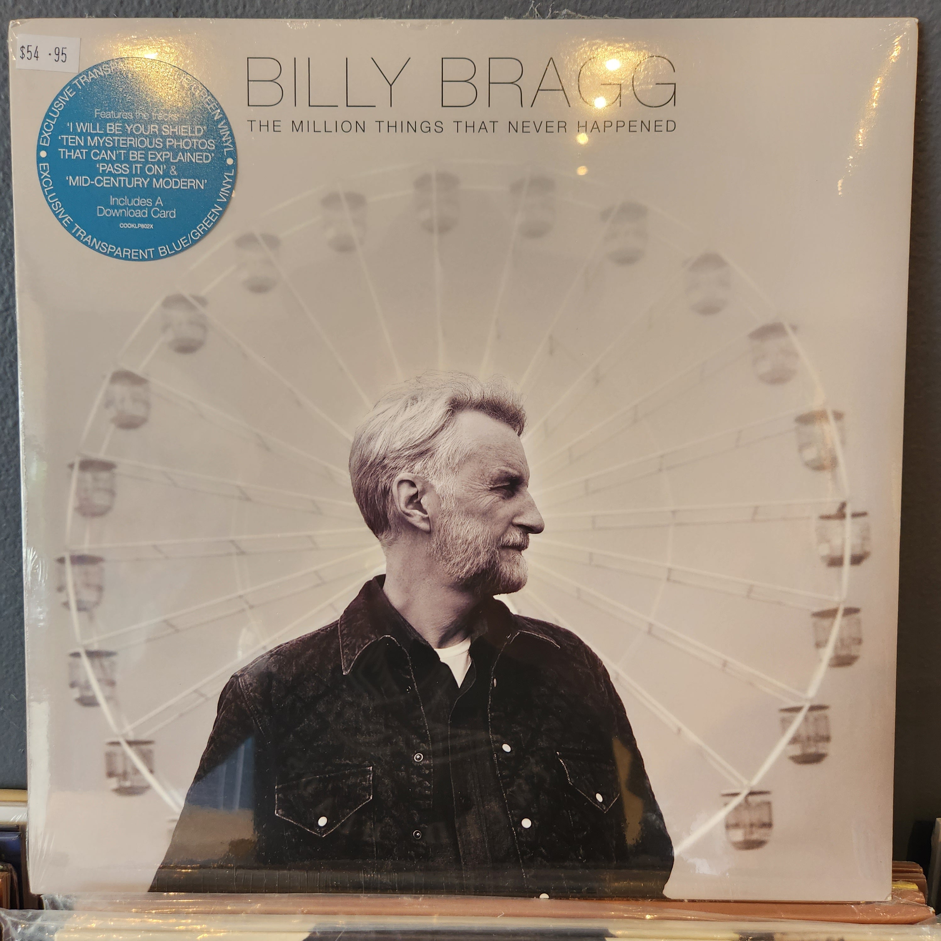 Billy Bragg - The Million Things That Never Happened Vinyl LP Record | Folk Rock Music Album for Collectors & Audiophiles | Perfect for Home Listening & Gifts