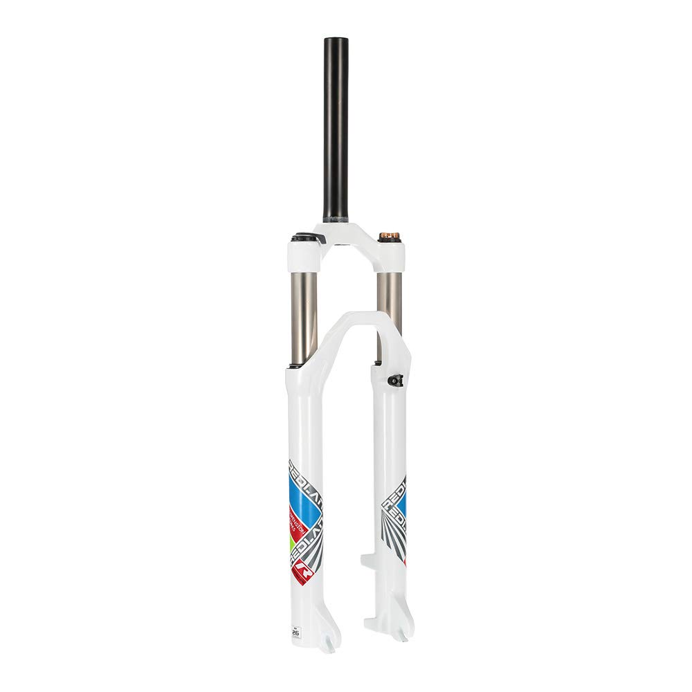 Doorslay Ultra-Light 26 Inch Mountain Bike Spring Front Fork - Bicycle Suspension Fork Replacement Part for MTB Cycling & Trail Riding