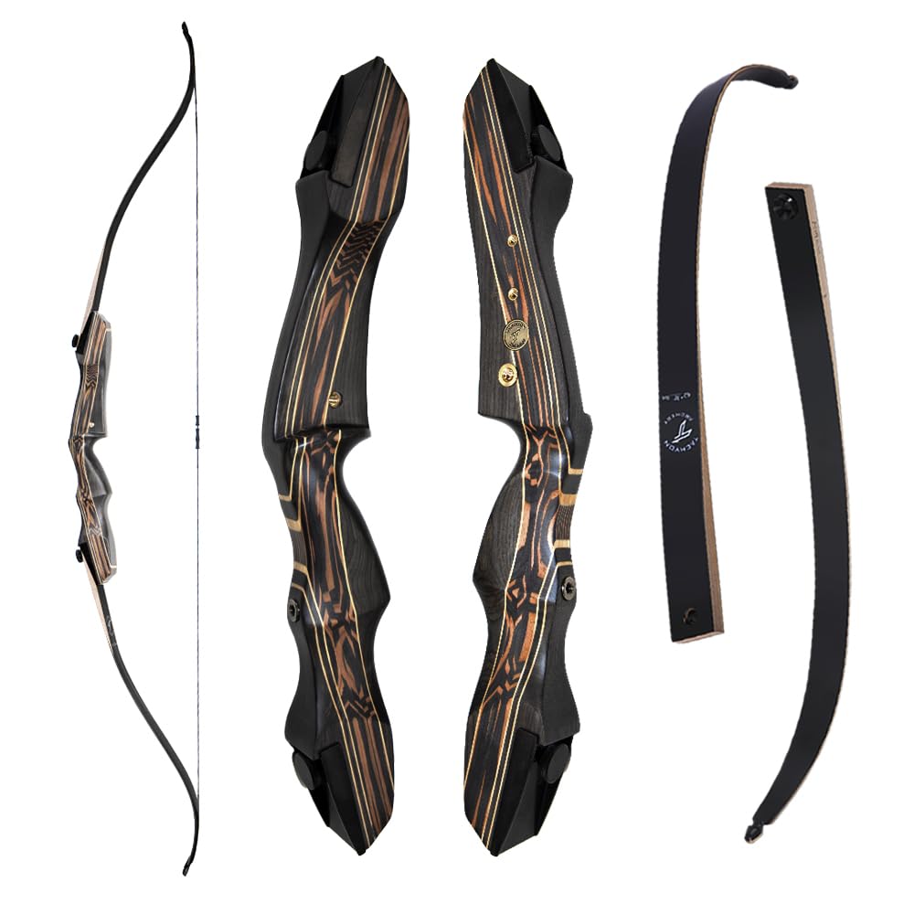 Best Recurve Bow for Adults & Beginners - Takedown Wooden Hunting & Target Archery Bow | Perfect for Outdoor Hunting, Target Practice & Survival Training