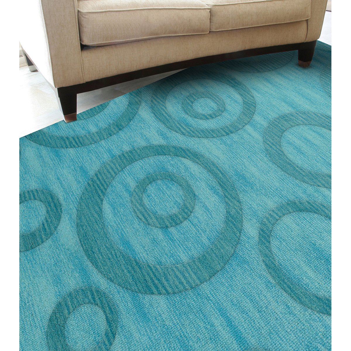 Dalyn Rugs Dover DV5 Area Rug 9x12 Feet - Vibrant Peacock Design - Soft & Durable for Living Room, Bedroom, or Office Decor