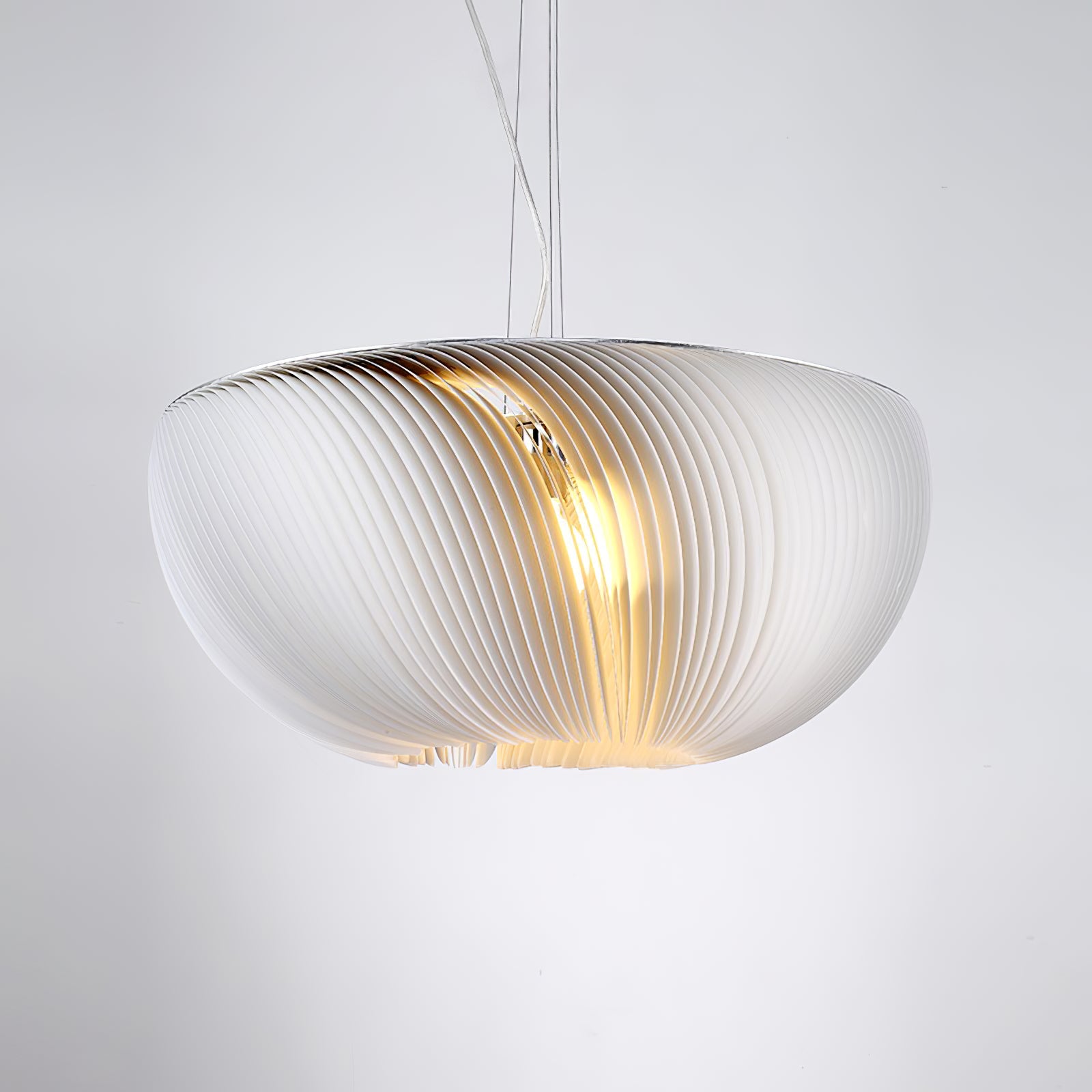 Handmade Parchment Paper Pendant Light - Natural Rattan Shade for Boho Home Decor, Dining Room, Bedroom & Living Room Lighting