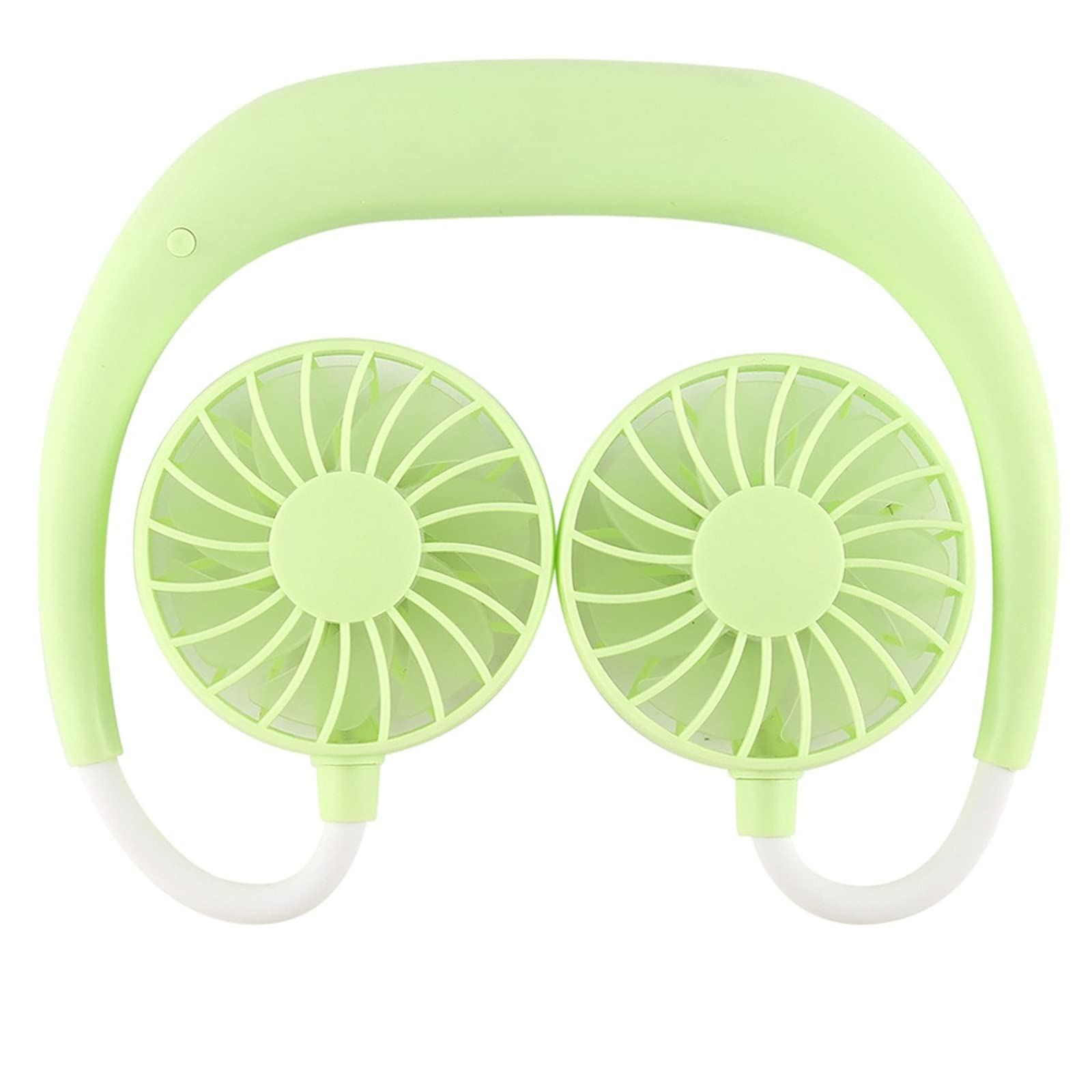 Portable Neck Fan with USB Rechargeable - Hands-Free Personal Cooling Fan for Sports, Office, Travel & Outdoor Activities - Mini Hanging Desk Fan for Women & Men - Perfect for Work, Gym, Hiking, and Summer Use