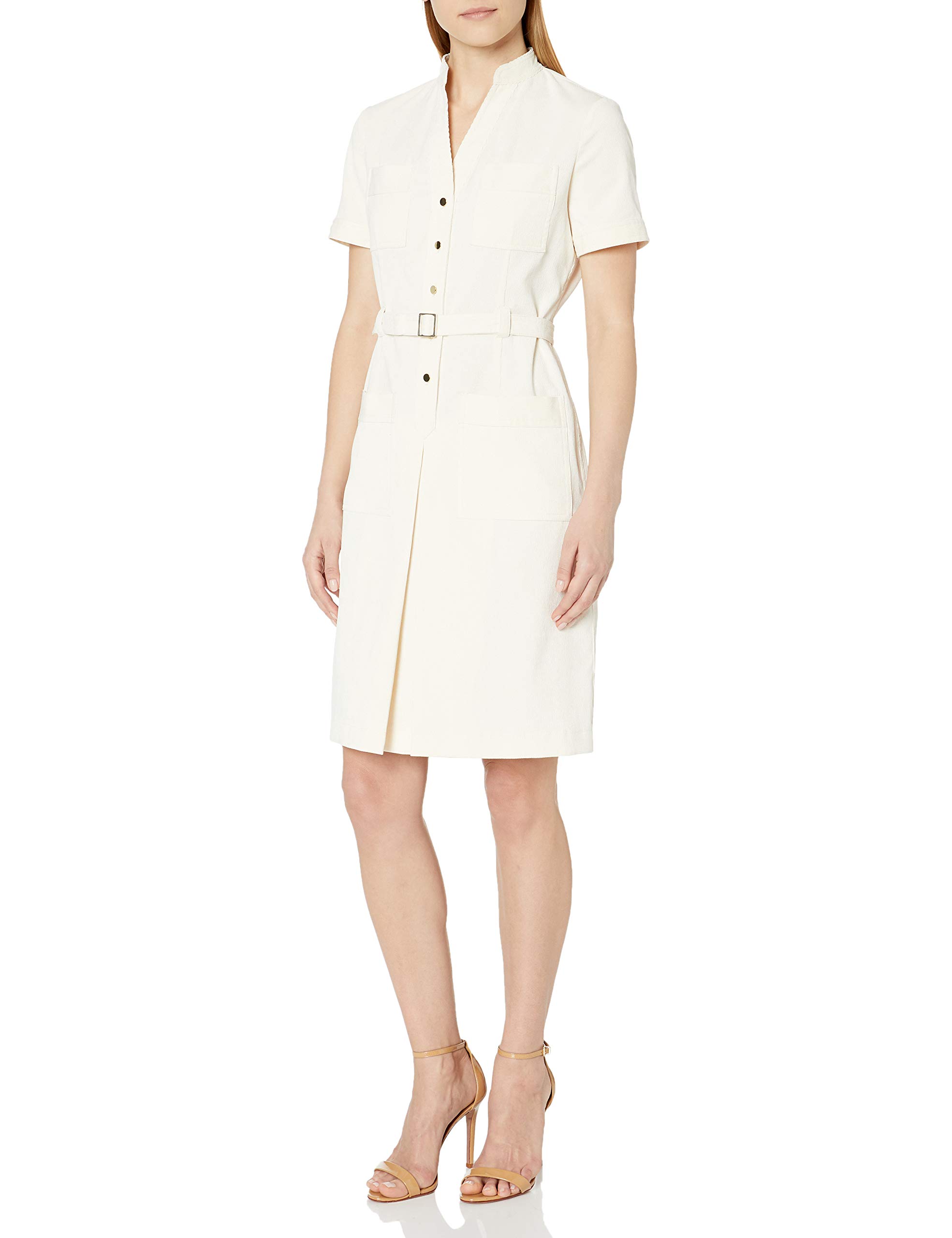 Anne Klein Women's Pocket Shirt Dress - Casual & Elegant Button Down Shirt Dress with Pockets for Work, Office, and Everyday Wear | Perfect for Spring, Summer, and Fall Outfits
