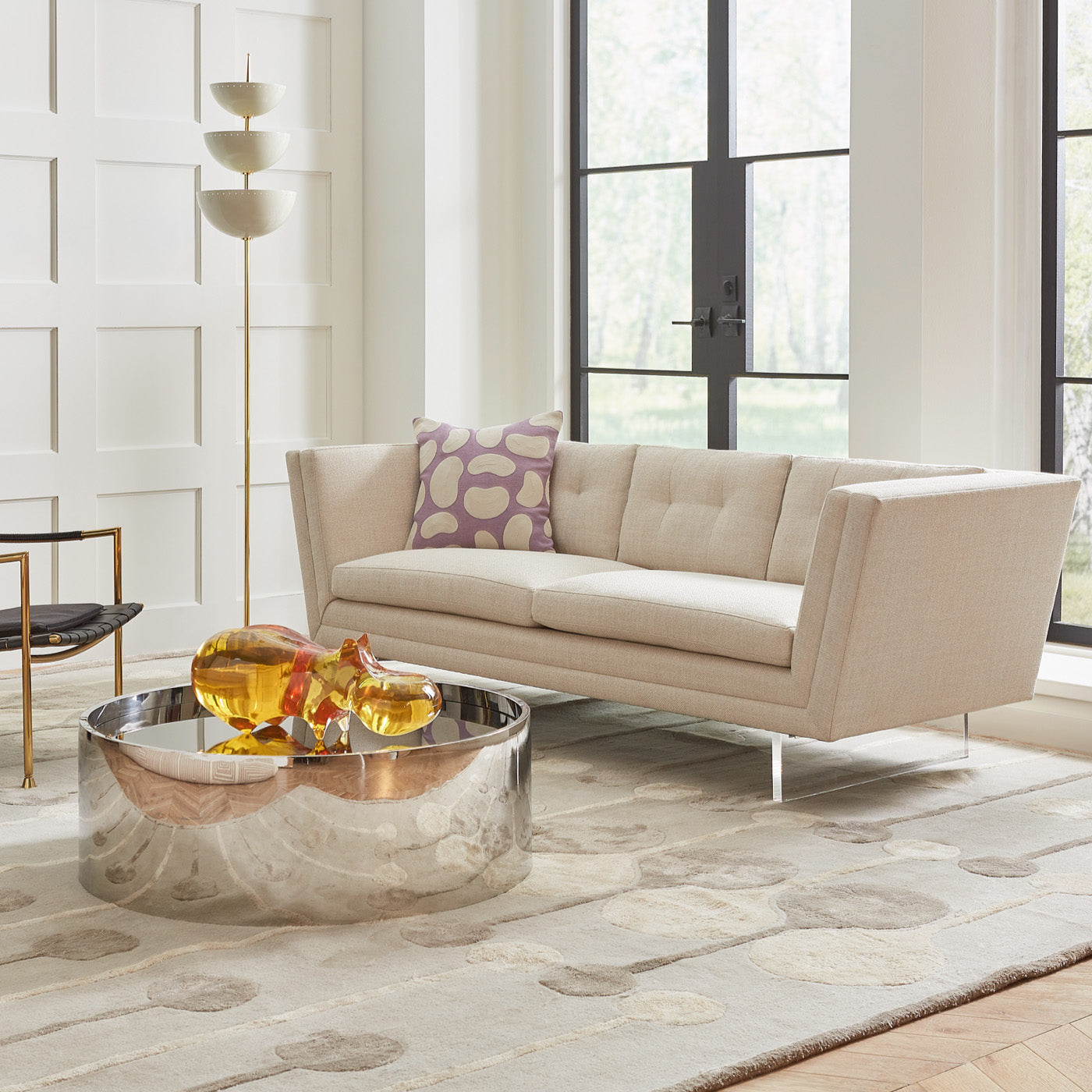 Sebastian Sofa - Modern Comfortable Living Room Couch for Home, Office & Lounge - Perfect for Relaxing, Entertaining & Small Spaces