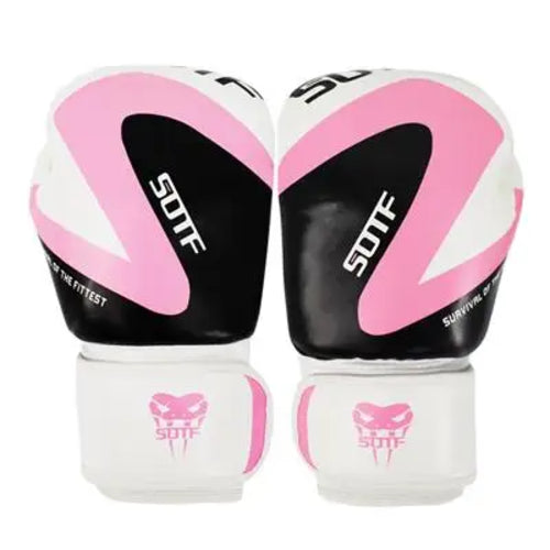 SUOTF MMA Boxing Gloves - Premium Leather Training Gloves for Muay Thai, Kickboxing & Combat Sports - Perfect for Sparring, Bag Work & Fitness Training