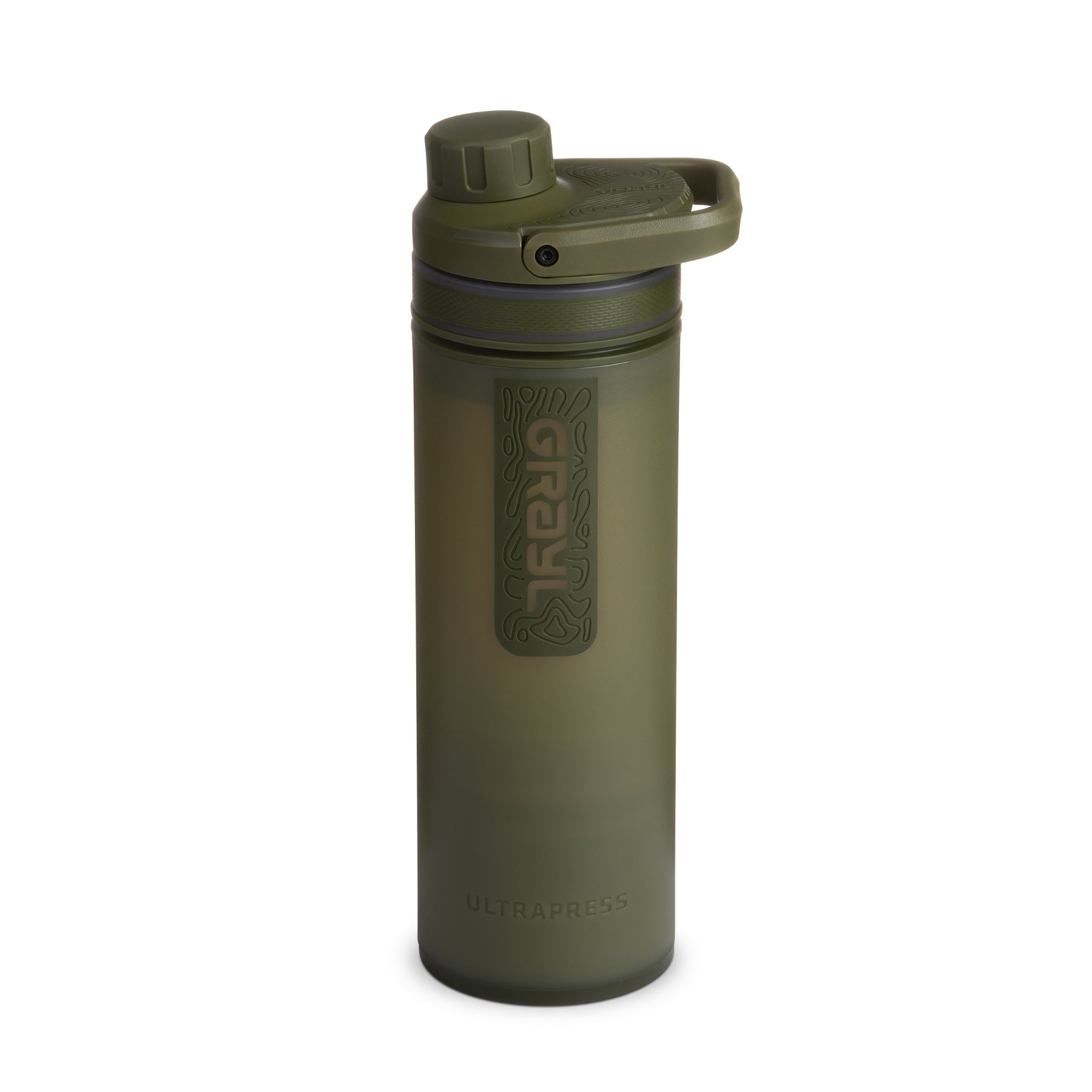 16.9oz Ultrapress Water Purifier Bottle - Portable Filtration for Hiking, Camping & Travel - BPA-Free & Leak-Proof Design