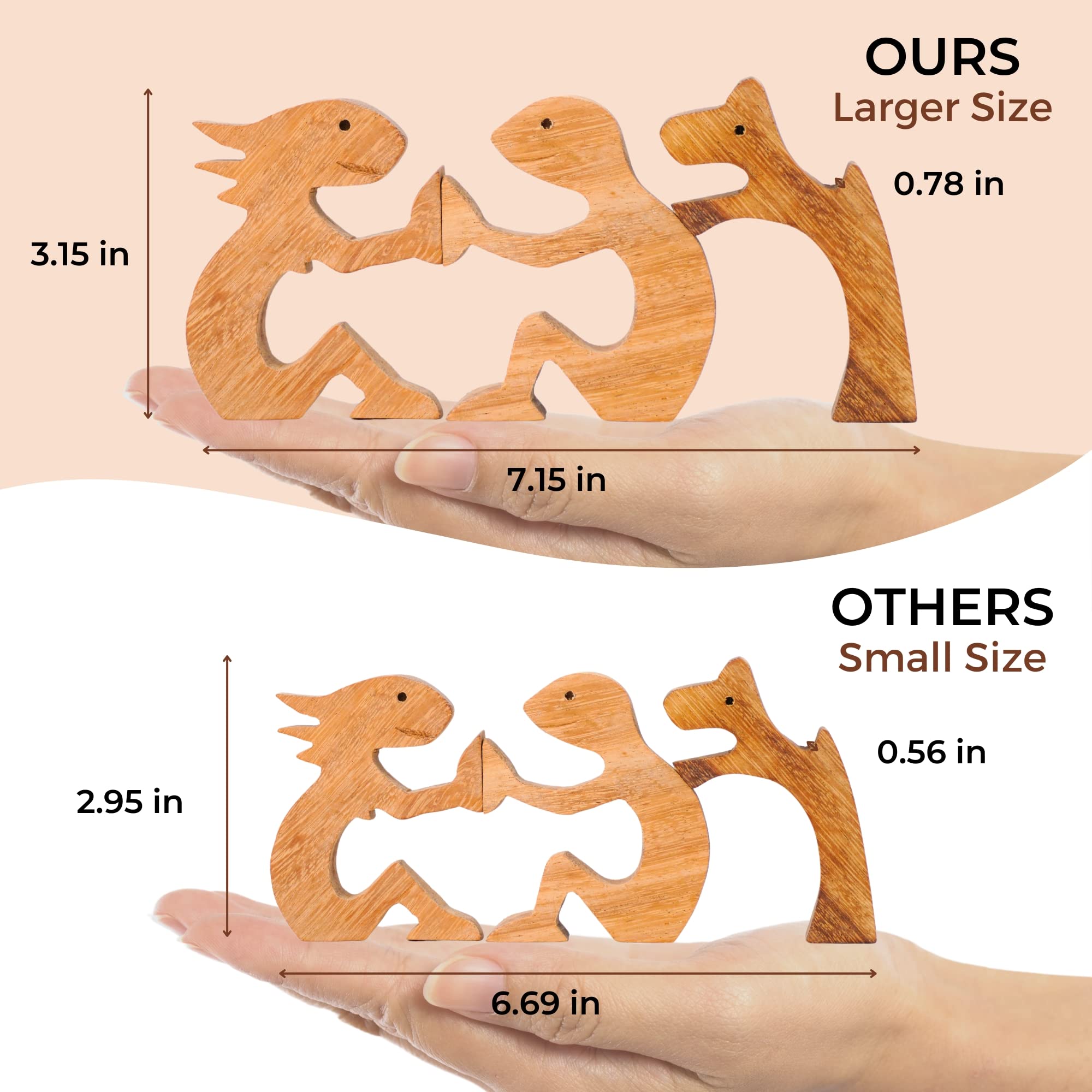 Handcrafted Wooden Pet Memorial Sculpture - Personalized Dog Loss Sympathy Gift - Custom Pet Keepsake for Bereavement & Remembrance | Perfect for Pet Memorials, Home Decor, and Comforting Grieving Pet Owners