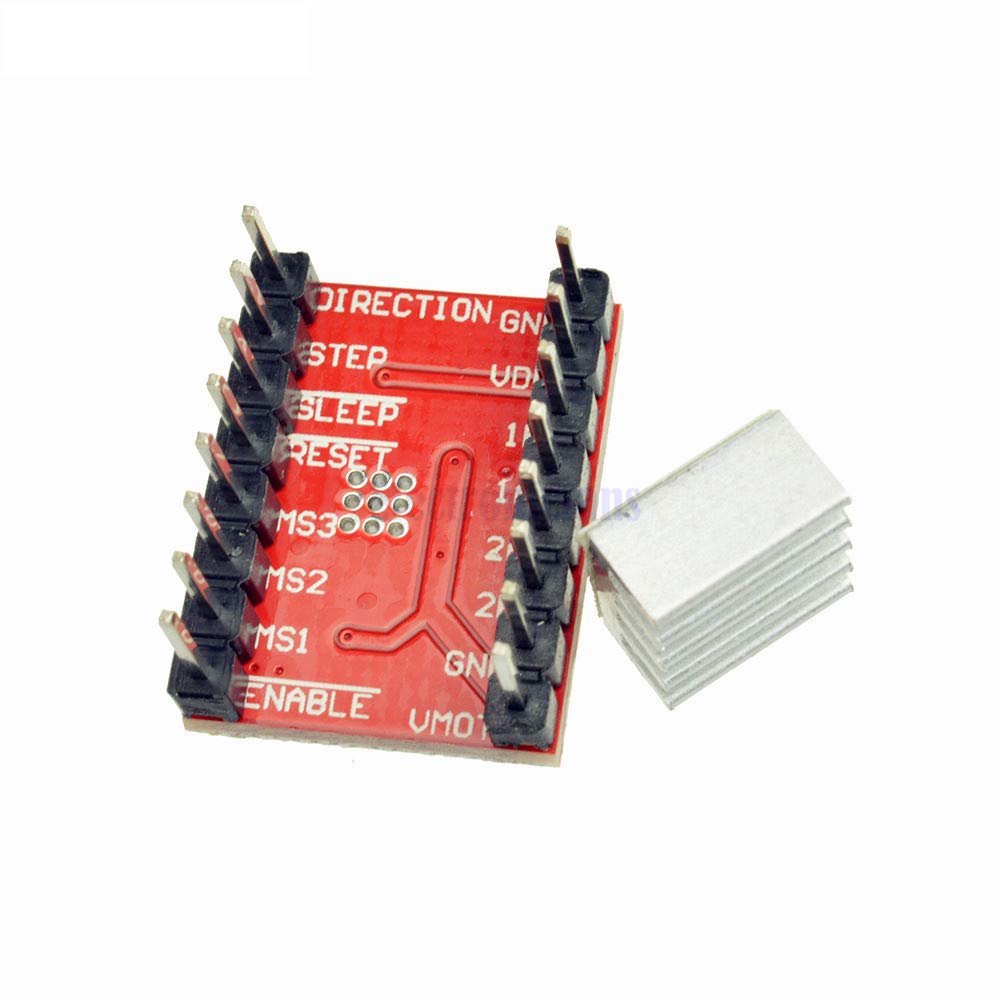 5Pcs A4988 Stepper Motor Driver Board Module with Heatsink - Compatible with Arduino, Reprap, and 3D Printers - Perfect for DIY Robotics, CNC Machines, and 3D Printing Projects