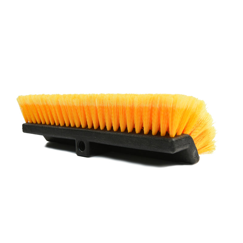 15mm Wide Angle Feathered Flow-Through Brush Head for Professional Makeup & Detailing - Perfect for Blending, Contouring & Smooth Application