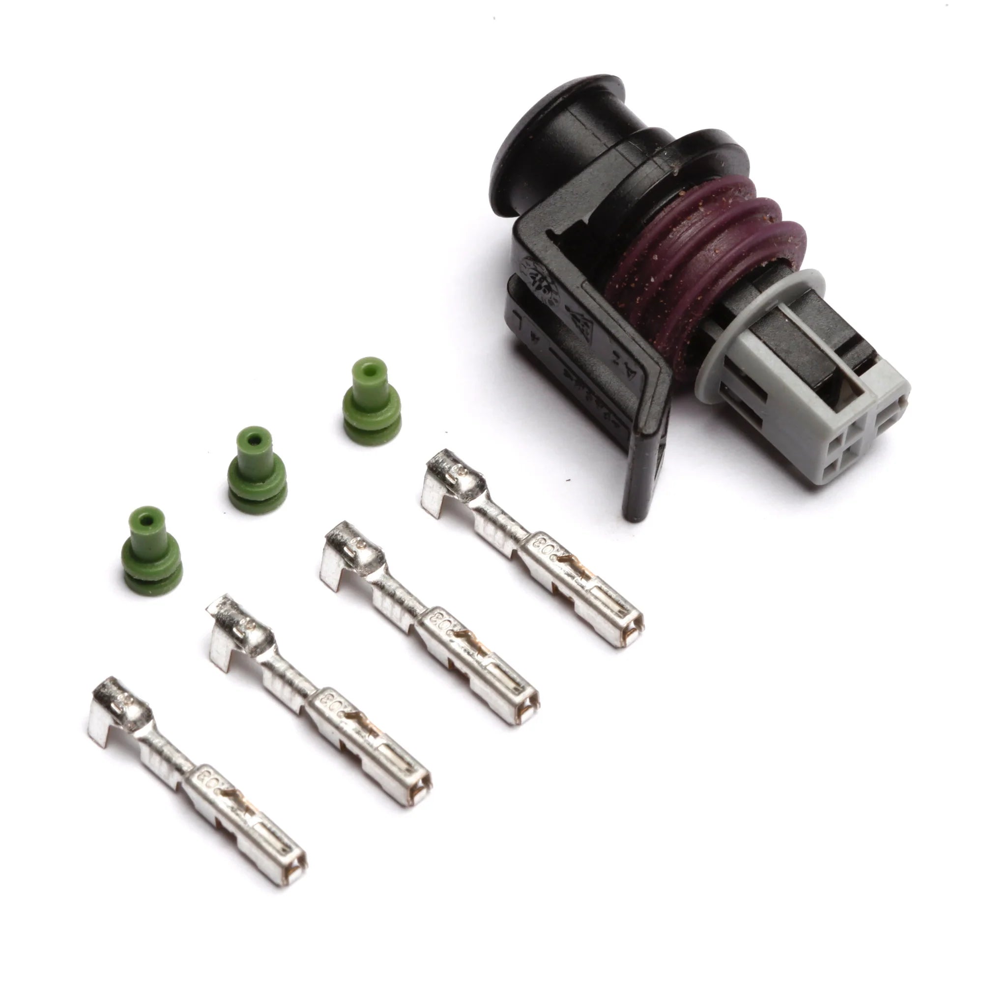 RIFE 3 Pin Crimp Connector Kit - Electrical Wire Terminal Set for Automotive, Marine & DIY Projects - Secure Wiring Connections for Cars, Boats & Home Electronics