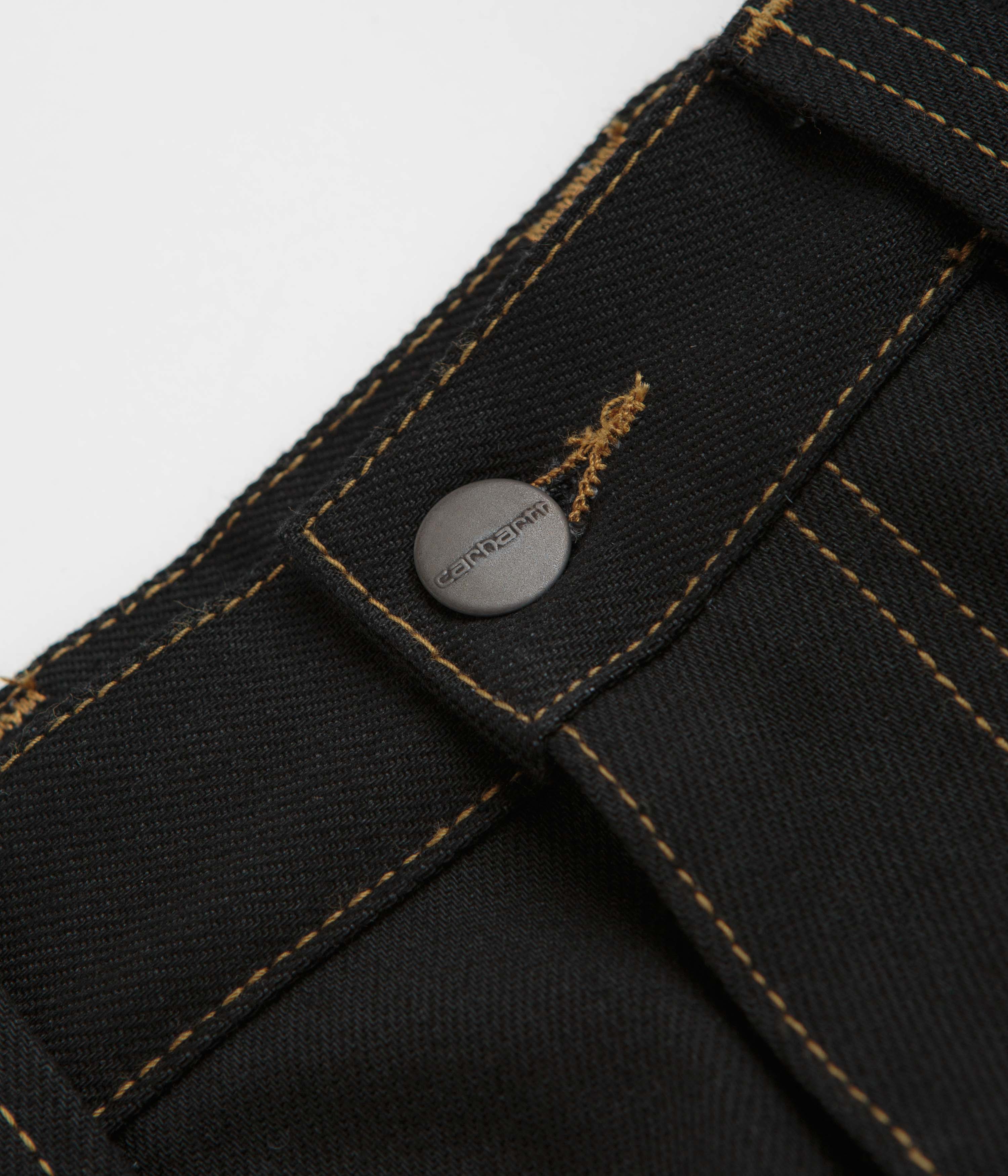 Carhartt Brandon Denim Pants for Men - Durable Work Pants, Black - Perfect for Construction, Outdoor Work & Casual Wear