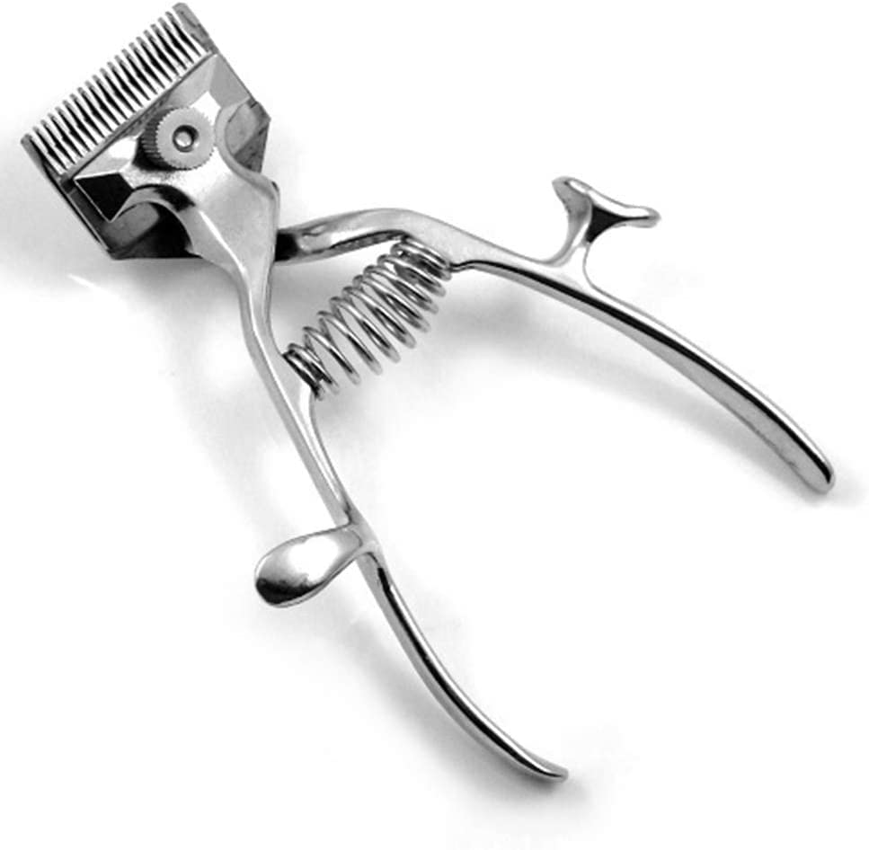 OIDESA Manual Hair Clipper - Professional Stainless Steel Barber Trimmer for Men & Women, Classic Old School Haircut Tool for Home Salon & DIY Grooming | Perfect for Beard Trimming, Hair Styling & Personal Care