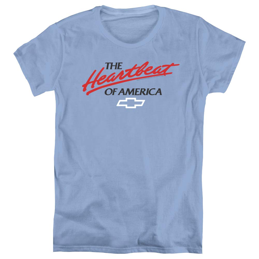 Chevrolet Heartbeat of America Women's T-Shirt | Vintage Car Lover Tee | Casual Wear & Car Show Outfit