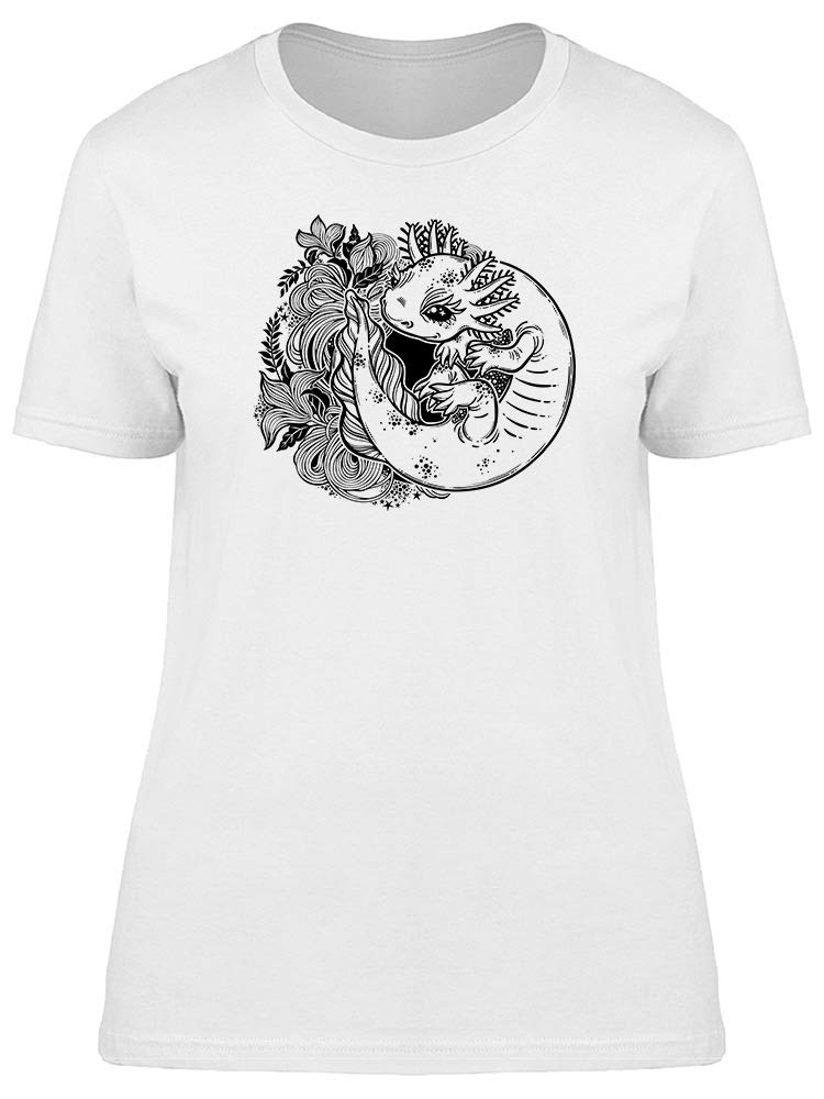 Monster In Circle Graphic T-Shirt for Women - Trendy Casual Tee for Streetwear, Outings & Everyday Fashion