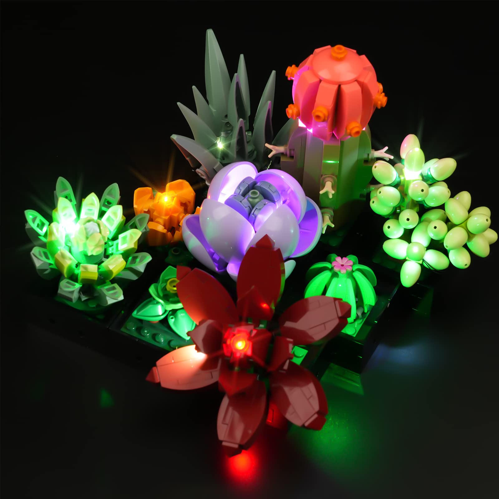 LED Light Kit for Lego Succulents 10309 - DIY Lighting Set for Lego Botanical Collection (Lights Only) - Perfect for Home Decor, Gift Ideas & Lego Display Enhancement