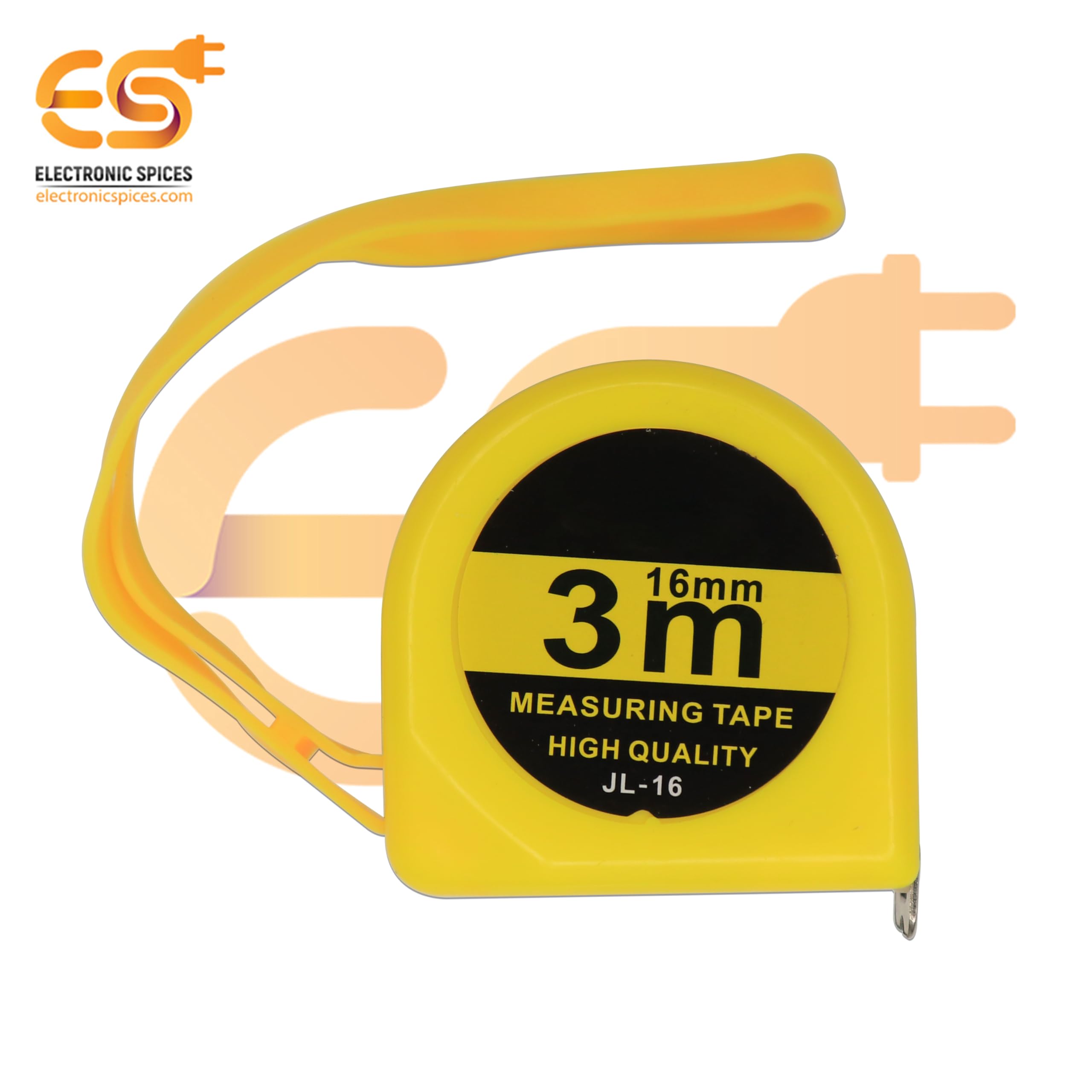 16mm High Steel 3m (10ft) Measuring Tape for Construction, Carpentry, DIY Projects - Durable & Accurate Metric Ruler for Home Improvement, Woodworking, and Metalworking