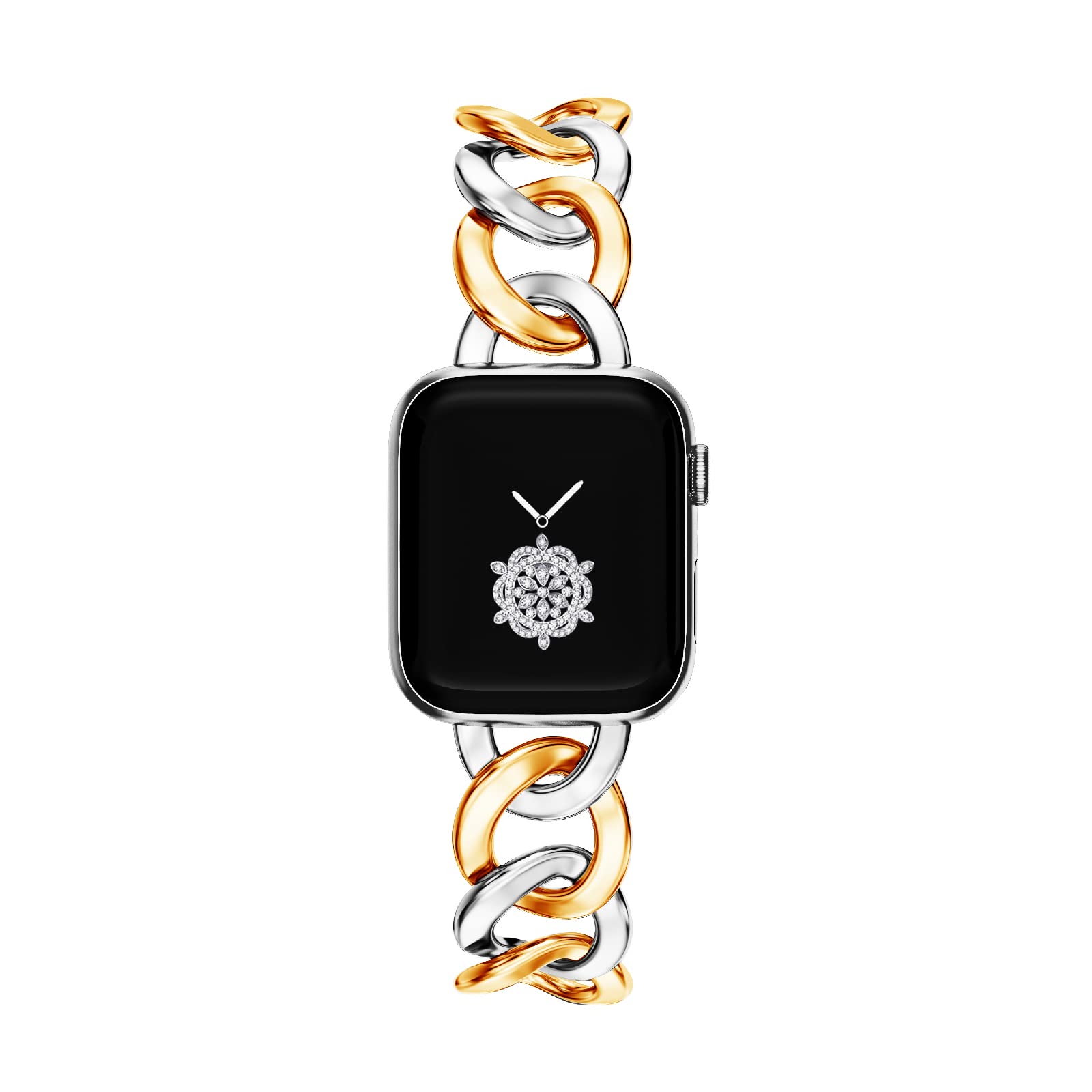 Kolgios 38mm 40mm 41mm 42mm 44mm 45mm 46mm Women's Fashion Smartwatch Band - Compatible with Apple Watch Series 10/9/8/7/6/SE/5/4, iWatch 10/9/8 - Stylish Replacement Bracelet Strap for Workout, Office & Daily Wear - Perfect Gift for Her