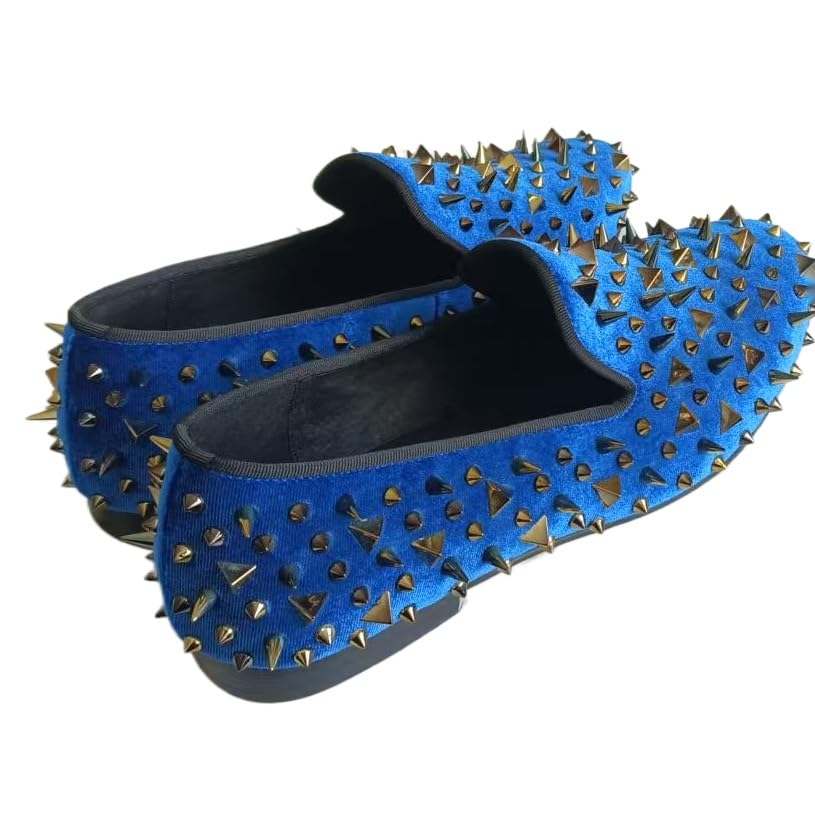 Men's Velvet Loafers for Wedding & Formal Events - Comfortable Dress Shoes for Parties, Prom & Business Occasions