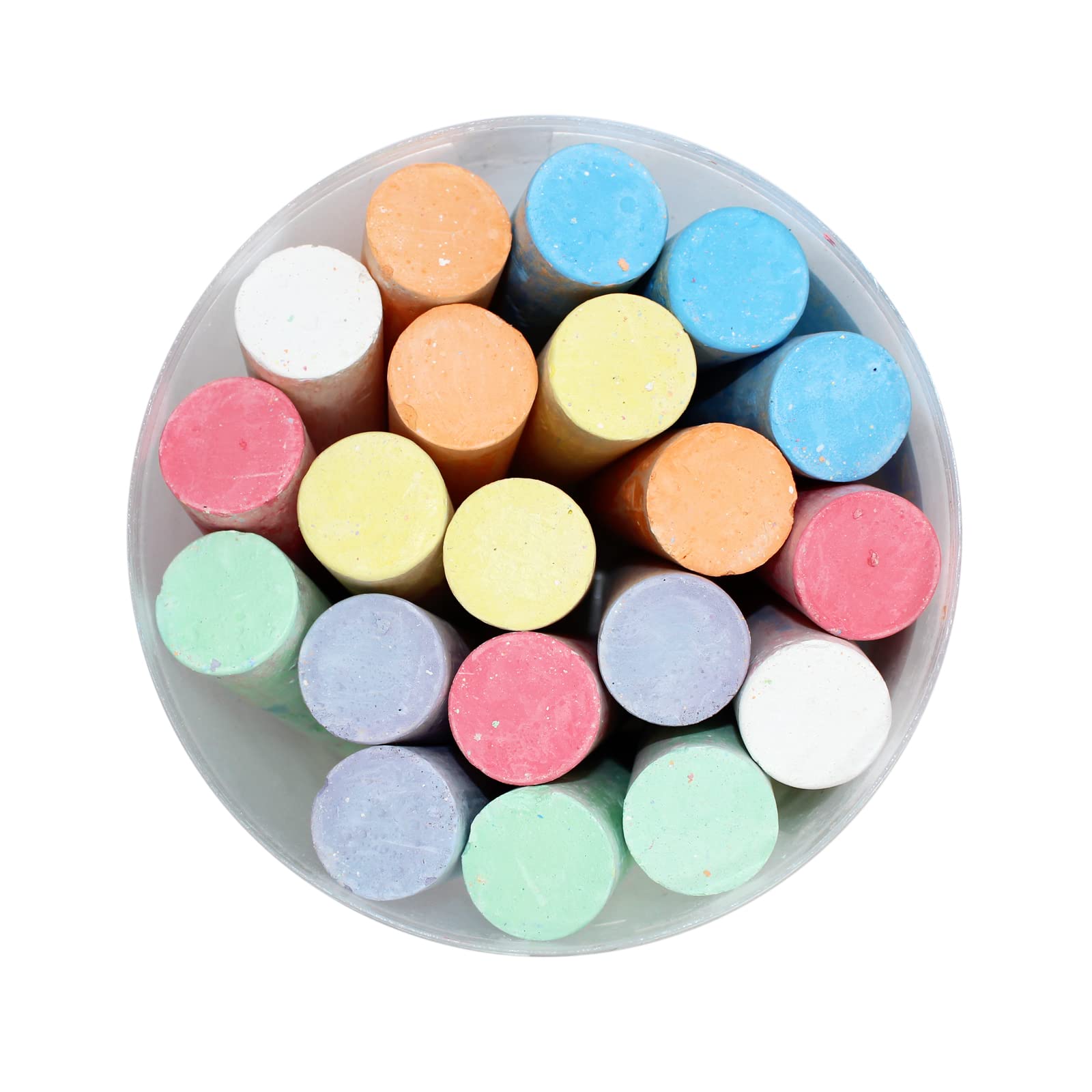 Washable Jumbo Sidewalk Chalk for Kids - Non-Toxic, Vibrant Colors, Easy-Grip Sticks (20-Pack) - Perfect for Outdoor Play, Driveway Art & Summer Activities