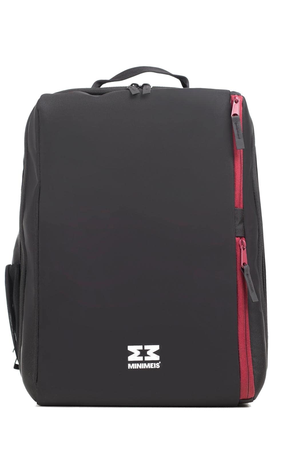 MINIMEIS Multipurpose Backpack for Travel, School & Work - Stylish Burgundy Daypack for Men & Women - Perfect for Hiking, Commuting & Daily Use