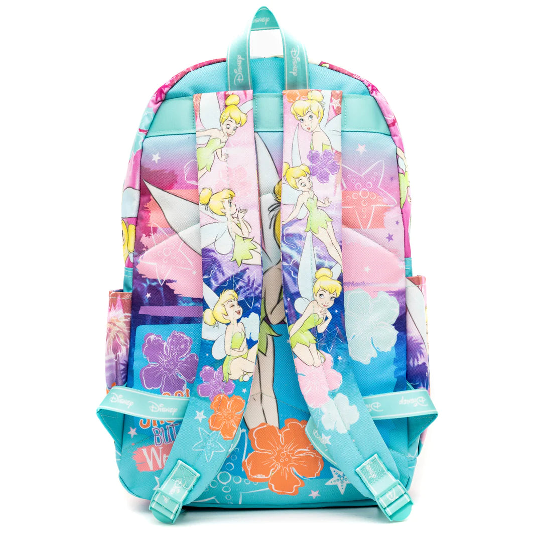 Tinkerbell 17 Inch Disney Fairies Backpack for Girls - Lightweight School Bag with Adjustable Straps, Perfect for School, Travel, and Outdoor Adventures