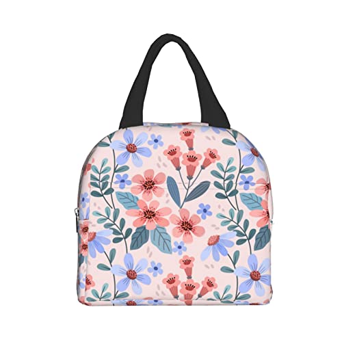 Flowers Pattern On Pink