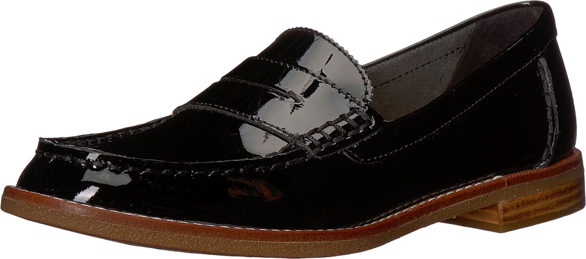 Sperry Women's Seaport Penny Loafers - Comfortable Casual Slip-On Flats in Gold | Perfect for Work, Travel & Everyday Wear