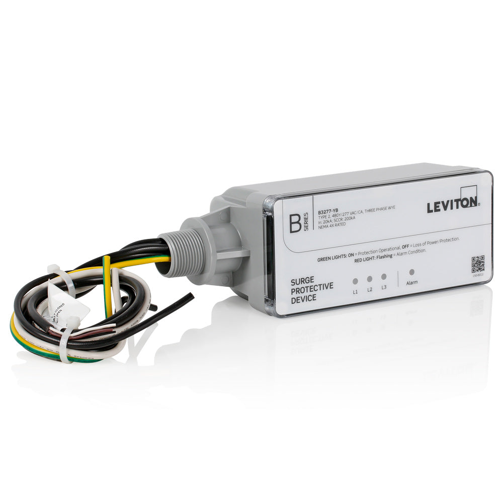 Type 2 Surge Protective Device (SPD) Panel - 120V, Gray (Model B1120 B) - Whole Home & Office Electrical Protection for Appliances & Electronics