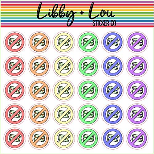 Budget Planner Stickers by Libby & Lou | Savings & Finance for Home & Office