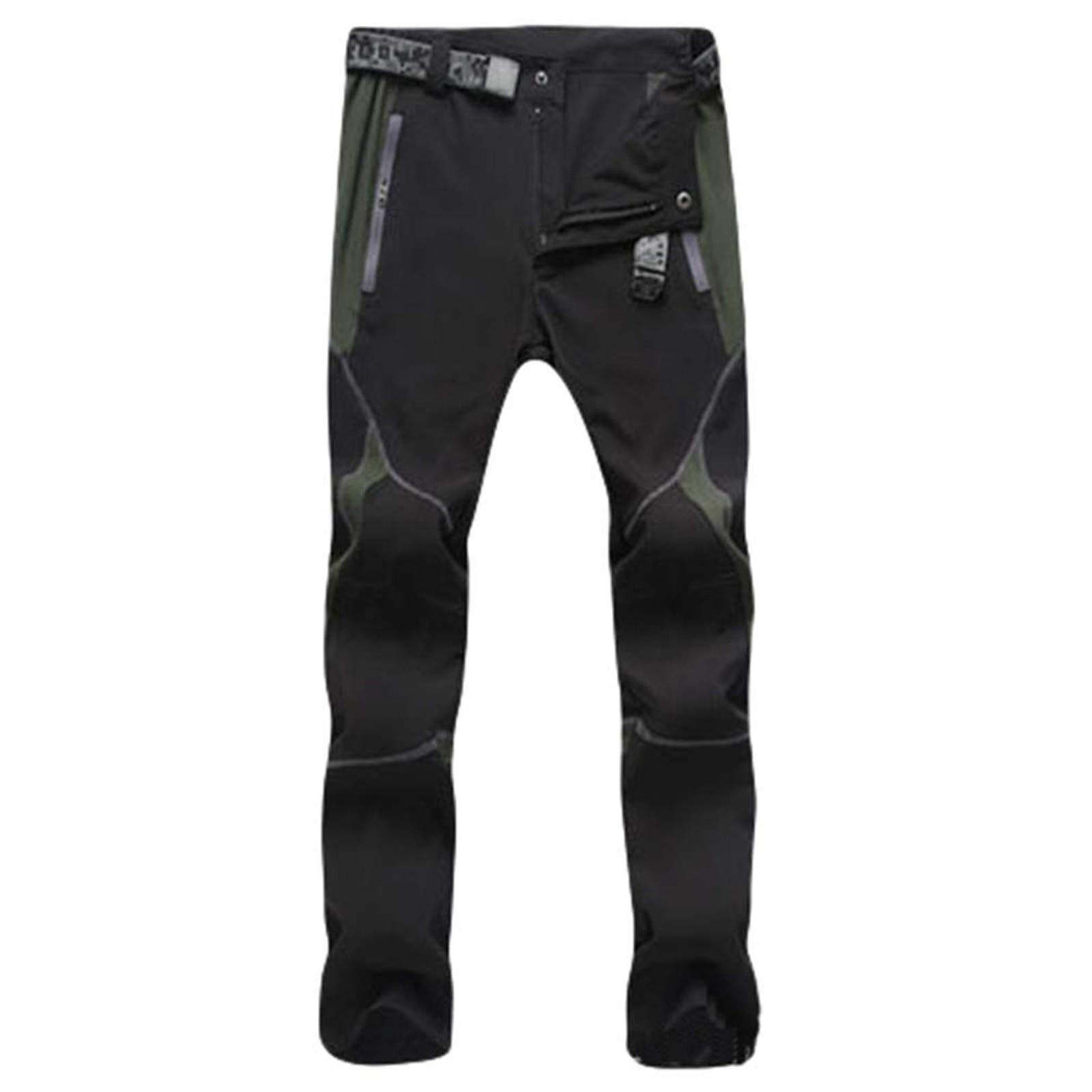 Men's Quick Dry Hiking Pants - Waterproof Windproof Soft Outdoor Trousers for Snow Skiing & Mountain Climbing | Perfect for Camping, Trekking and Winter Sports